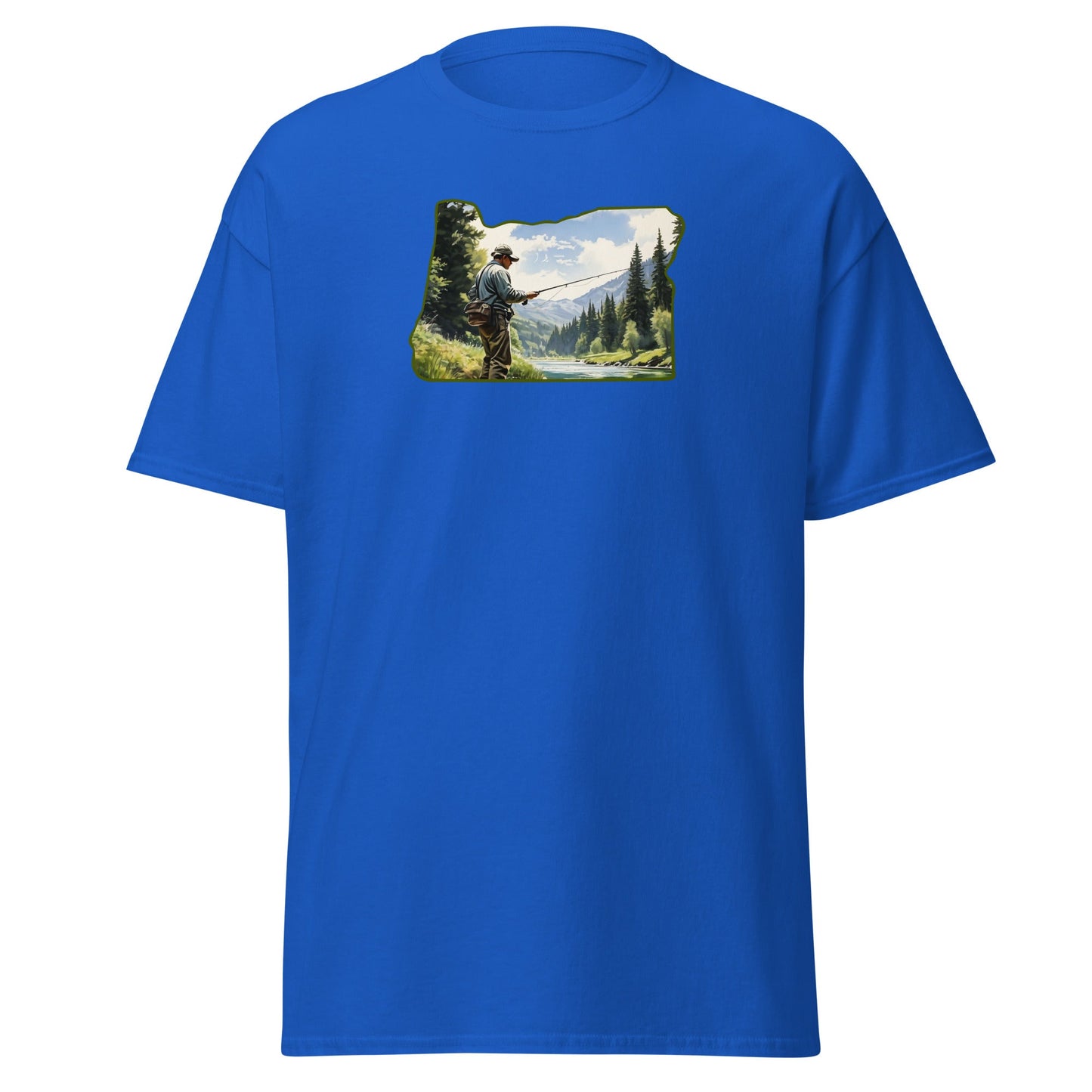 Oregon Fishermen Men's (Unisex) Classic Tee - Men's Shirts - Discovery Co.