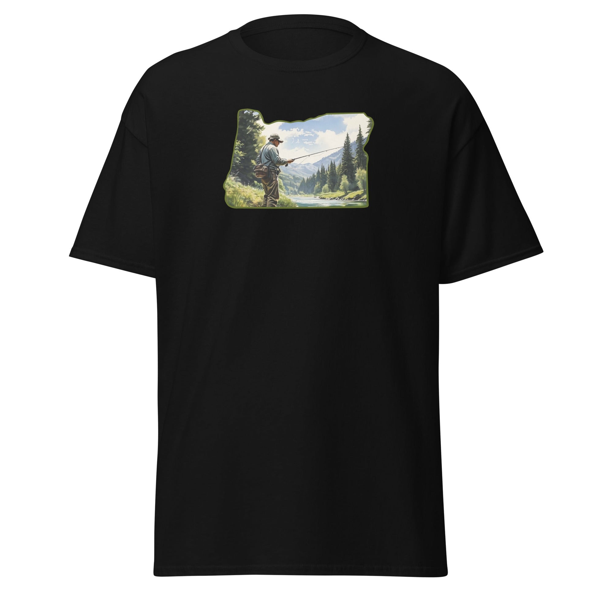 Oregon Fishermen Men's (Unisex) Classic Tee - Men's Shirts - Discovery Co.
