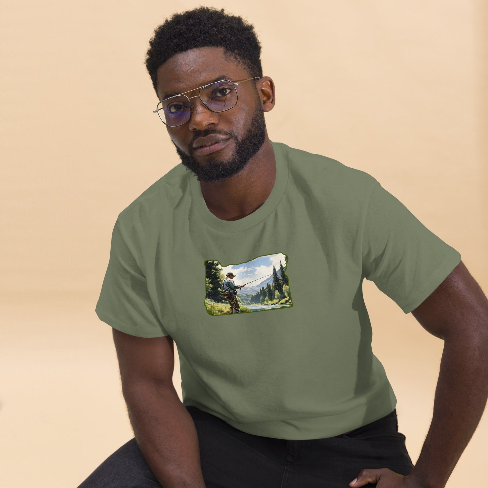 Oregon Fishermen Men's (Unisex) Classic Tee - Men's Shirts - Discovery Co.