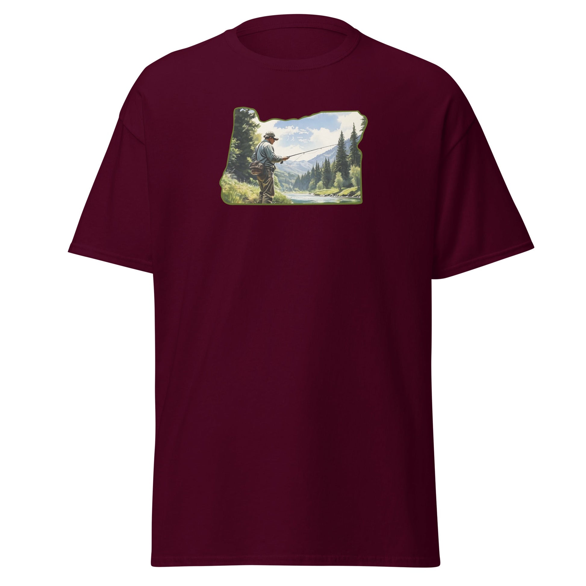 Oregon Fishermen Men's (Unisex) Classic Tee - Men's Shirts - Discovery Co.