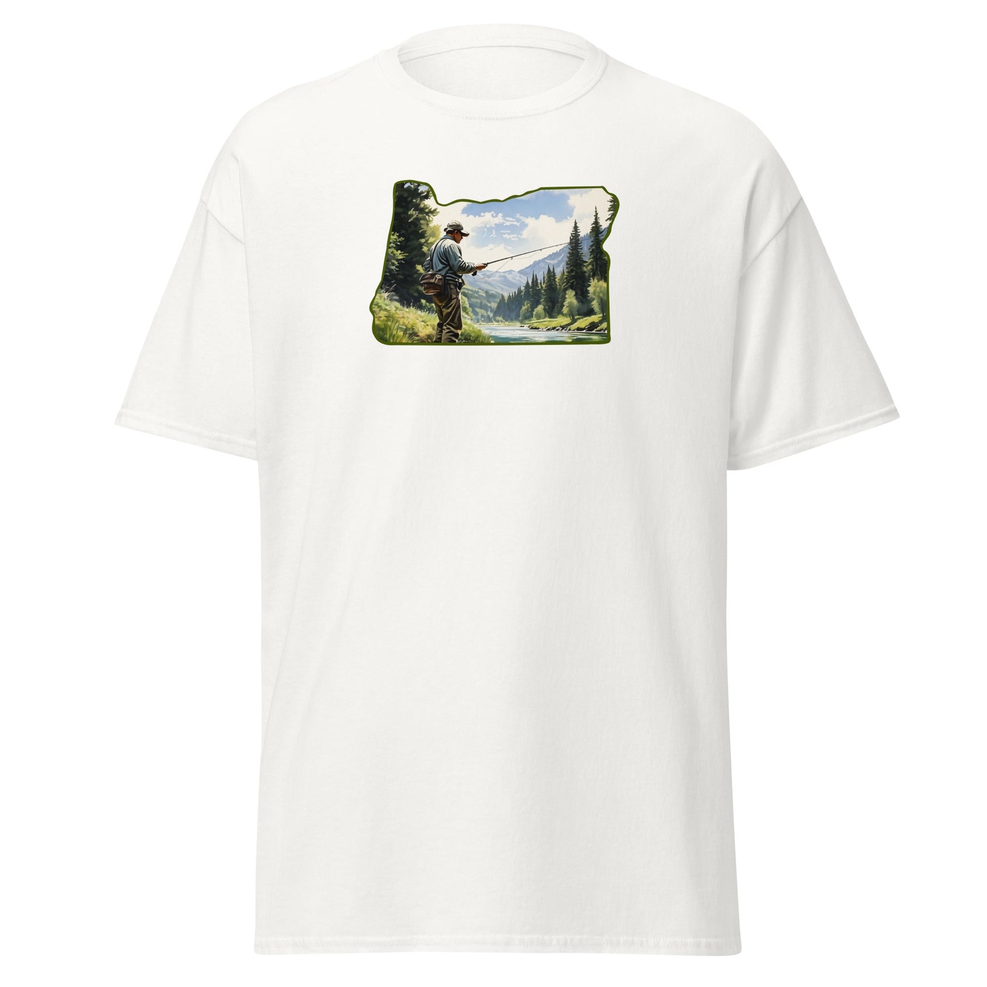 Oregon Fishermen Men's (Unisex) Classic Tee - Men's Shirts - Discovery Co.