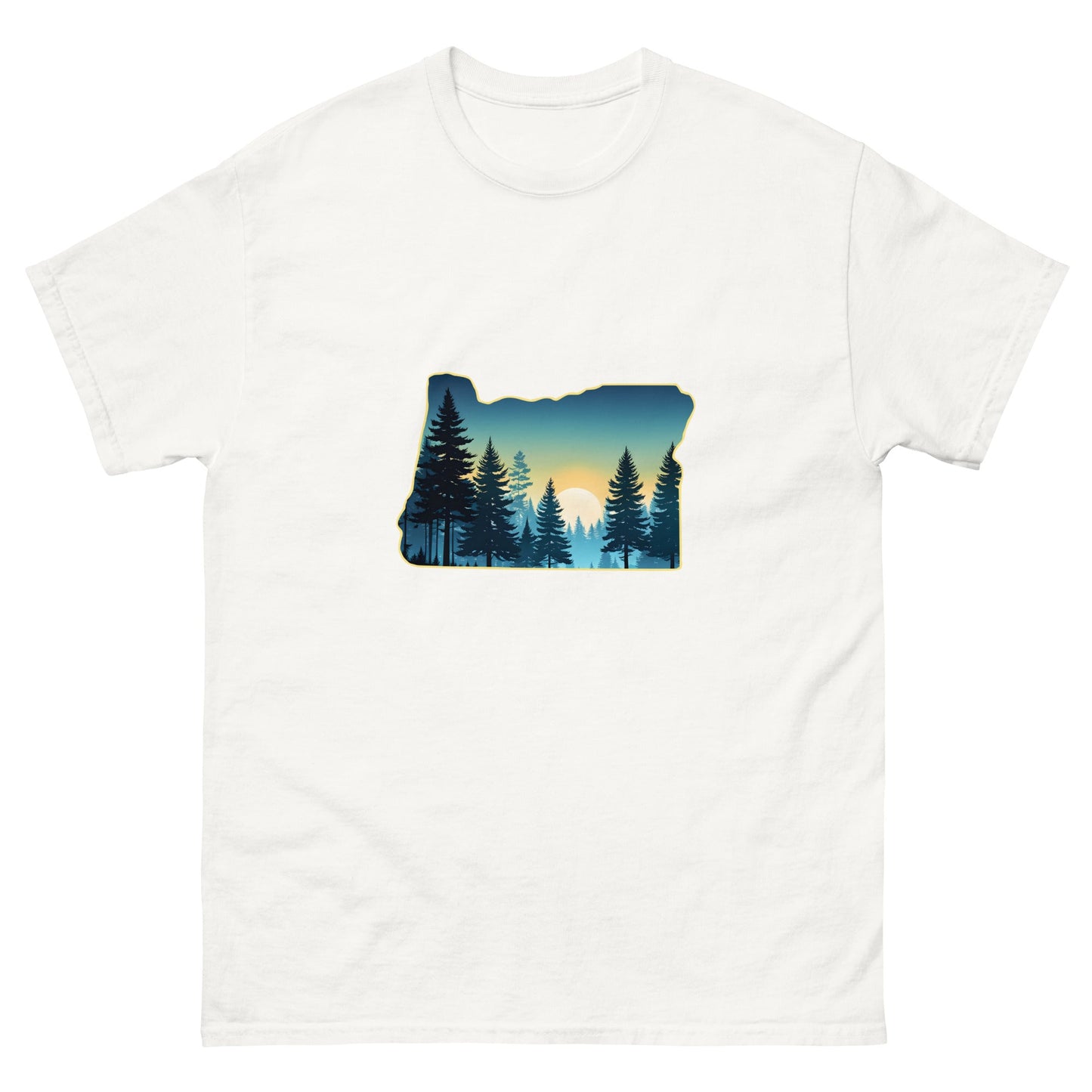 Oregon Sunset Forest Classic Tee - Men's Shirts - Discovery Co.