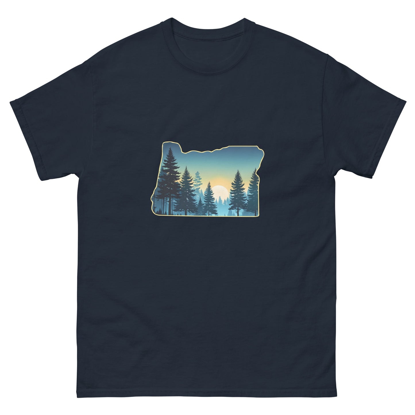 Oregon Sunset Forest Classic Tee - Men's Shirts - Discovery Co.