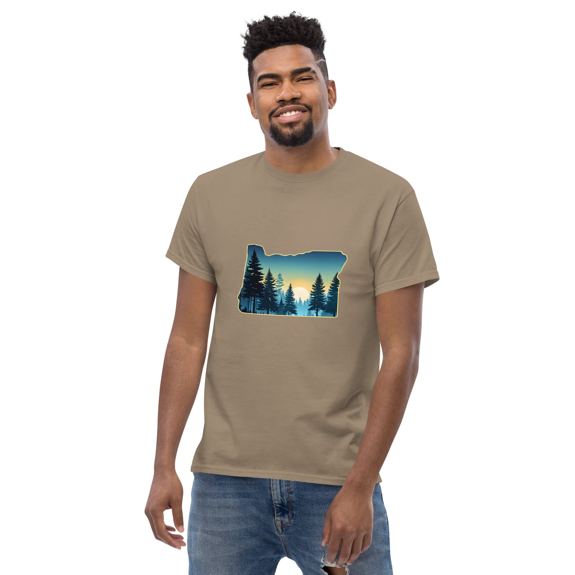 Oregon Sunset Forest Classic Tee - Men's Shirts - Discovery Co.