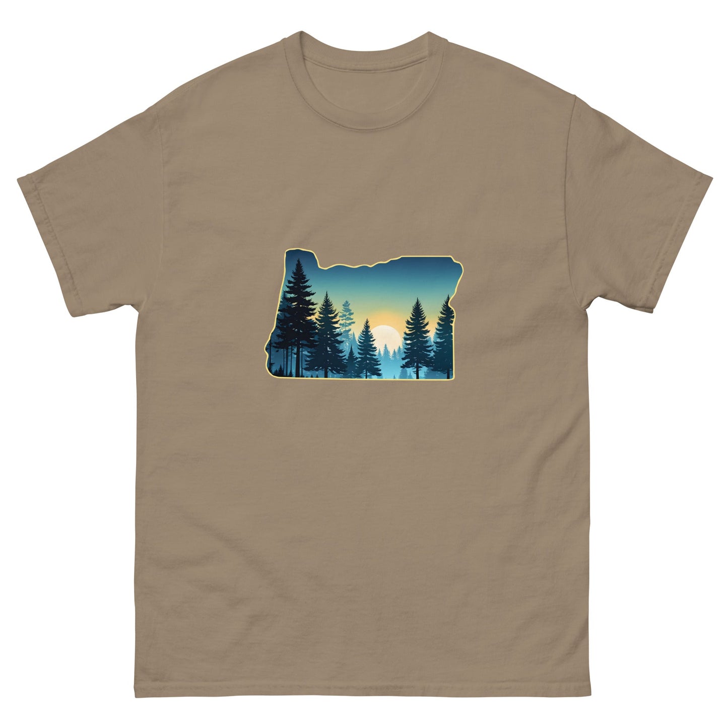 Oregon Sunset Forest Classic Tee - Men's Shirts - Discovery Co.