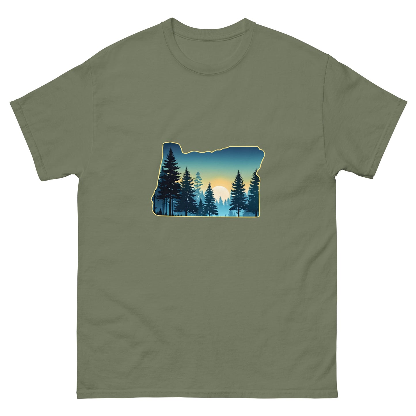 Oregon Sunset Forest Classic Tee - Men's Shirts - Discovery Co.