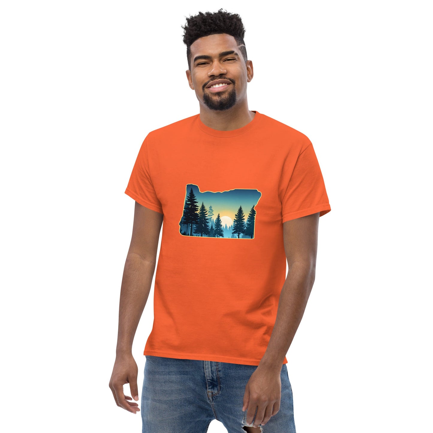 Oregon Sunset Forest Classic Tee - Men's Shirts - Discovery Co.