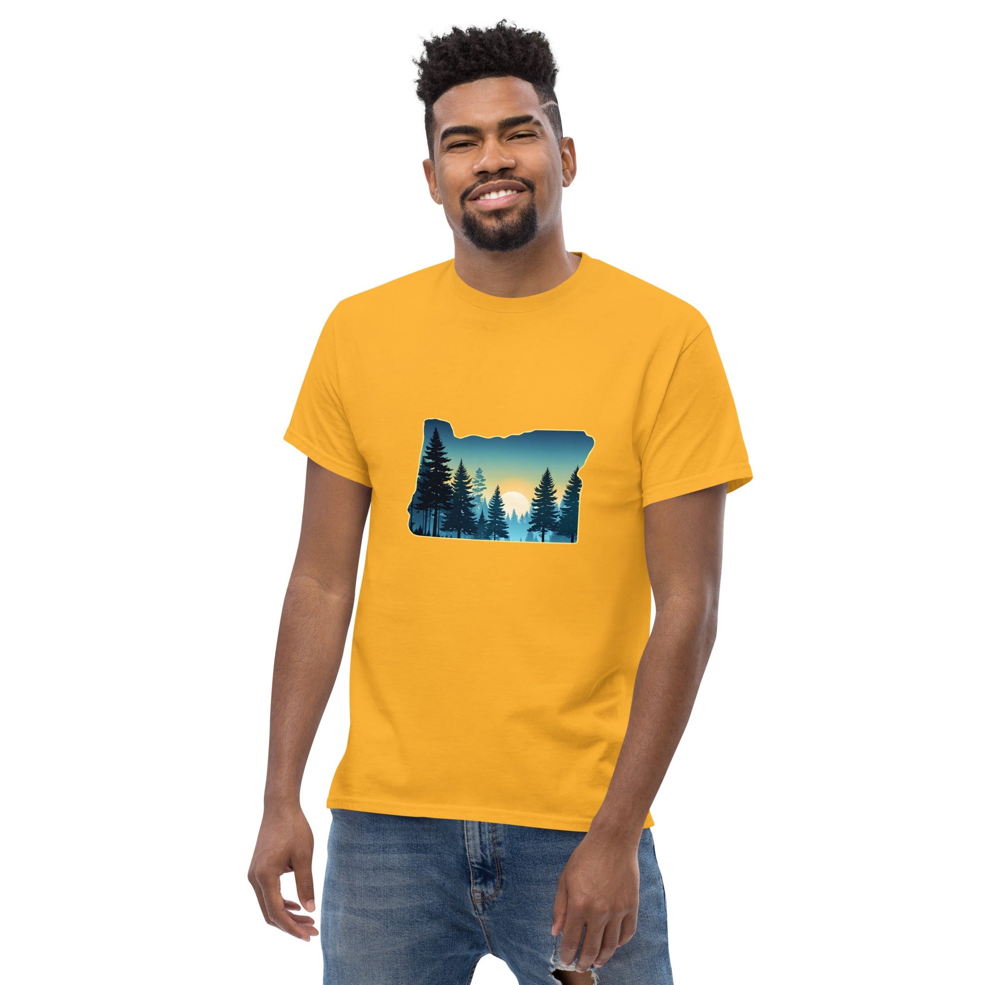 Oregon Sunset Forest Classic Tee - Men's Shirts - Discovery Co.