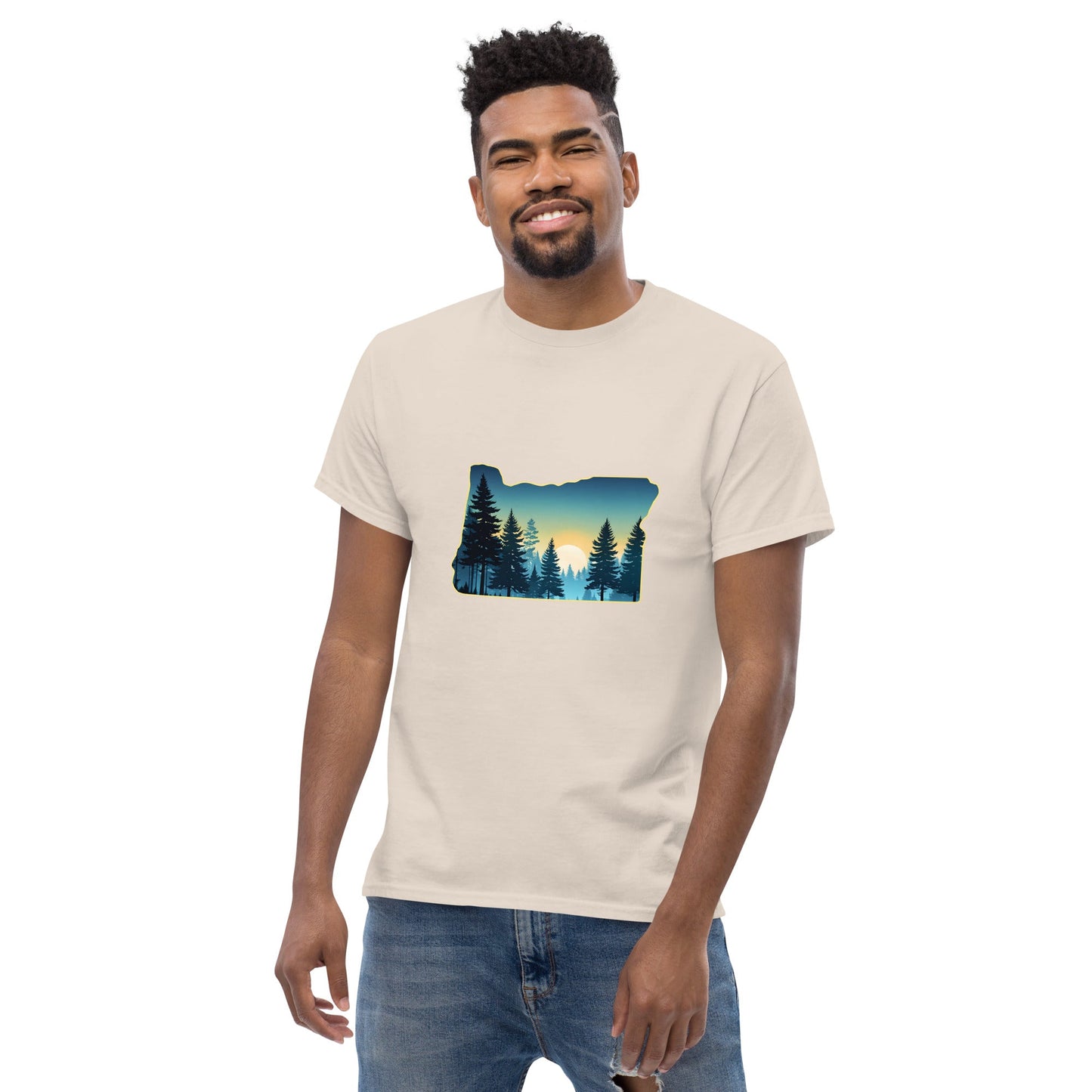 Oregon Sunset Forest Classic Tee - Men's Shirts - Discovery Co.