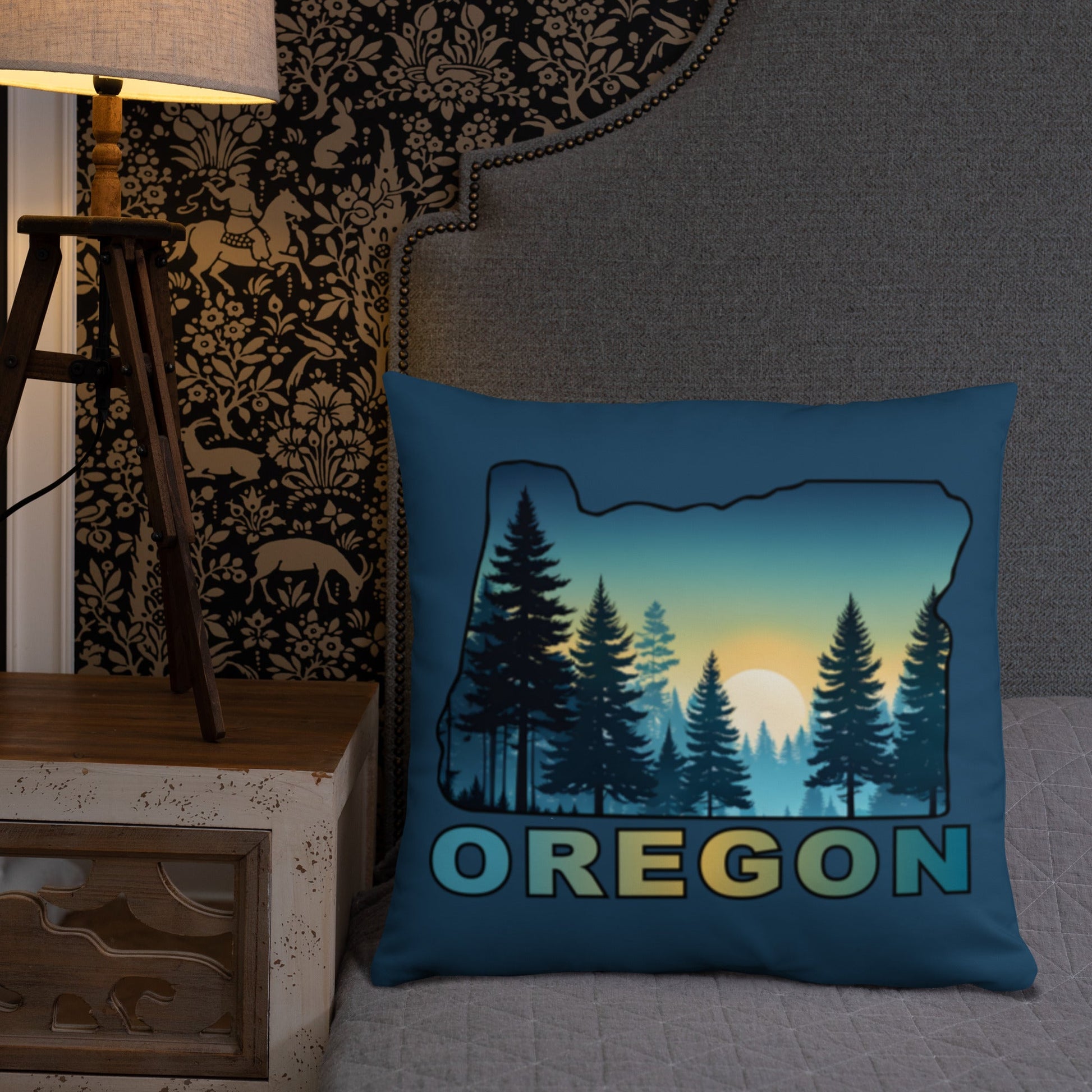 Oregon Sunset Forest II Basic Pillow - Pillows - Discovery Co.