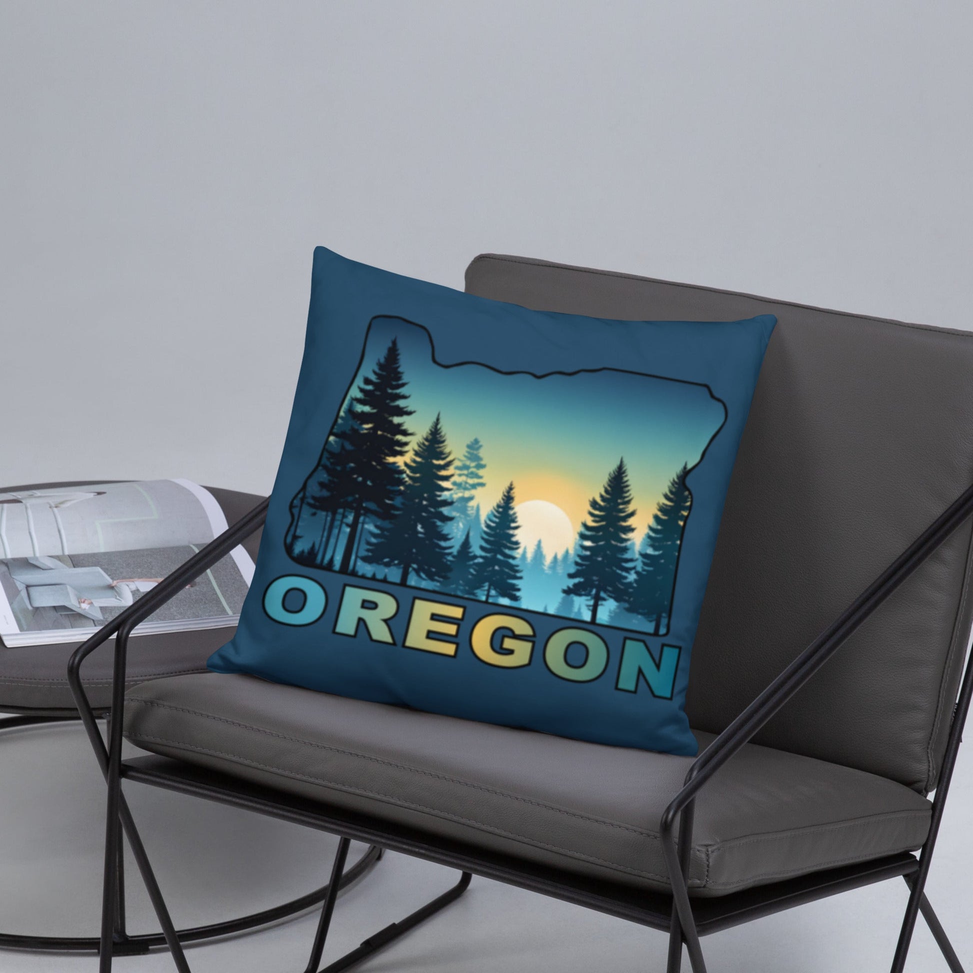 Oregon Sunset Forest II Basic Pillow - Pillows - Discovery Co.