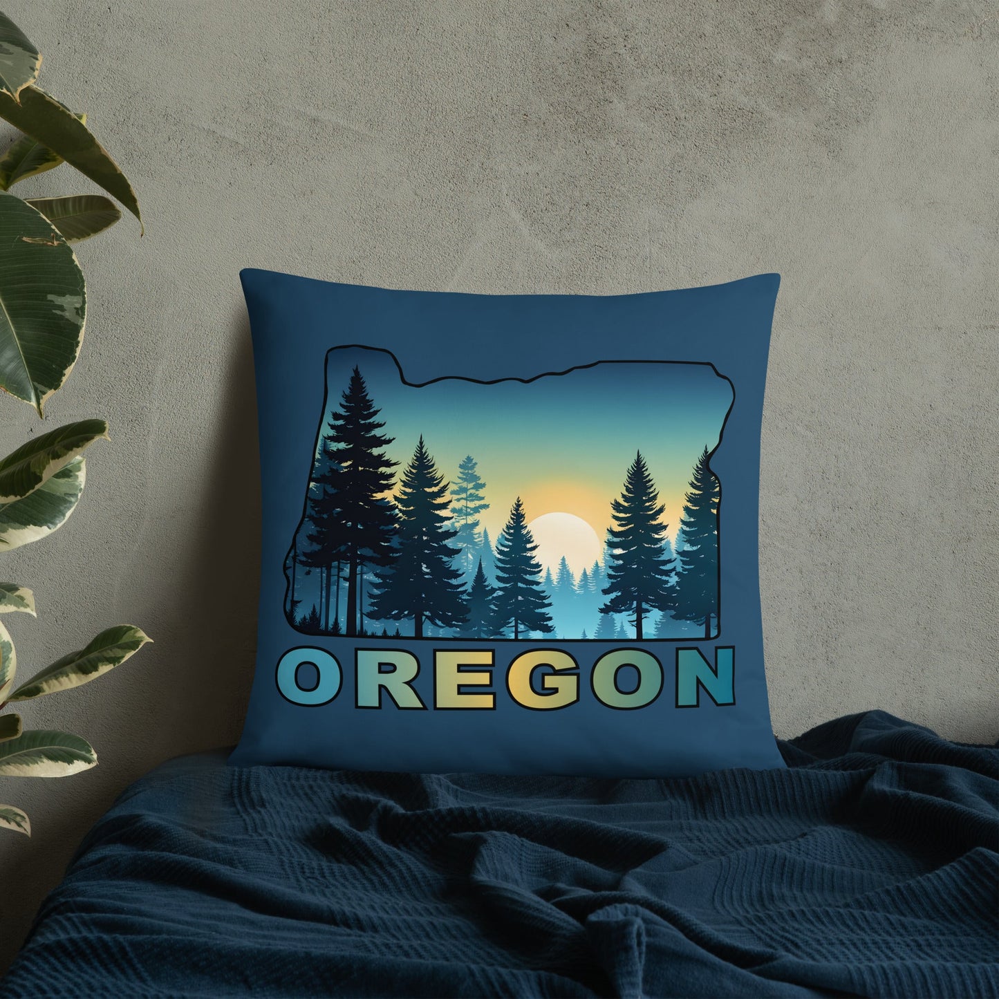 Oregon Sunset Forest II Basic Pillow - Pillows - Discovery Co.