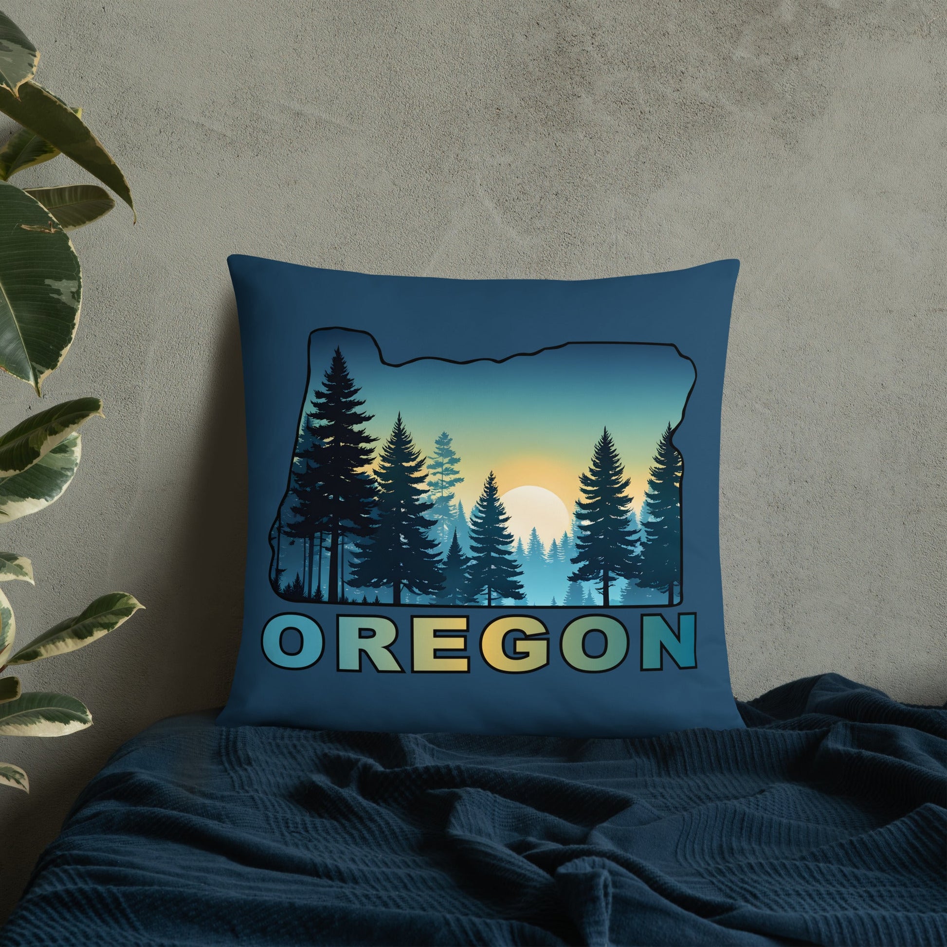 Oregon Sunset Forest II Basic Pillow - Pillows - Discovery Co.