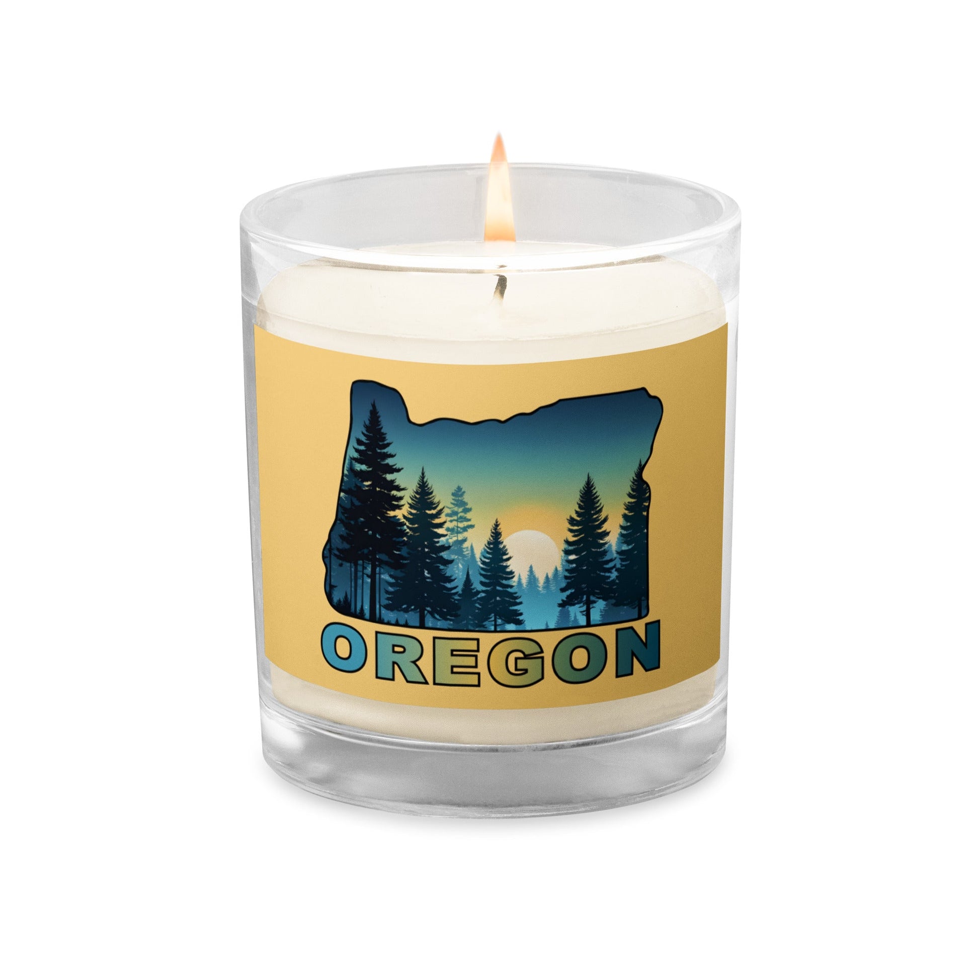 Oregon Sunset Forest II Glass Jar Soy Wax Candle - Candles - Discovery Co.