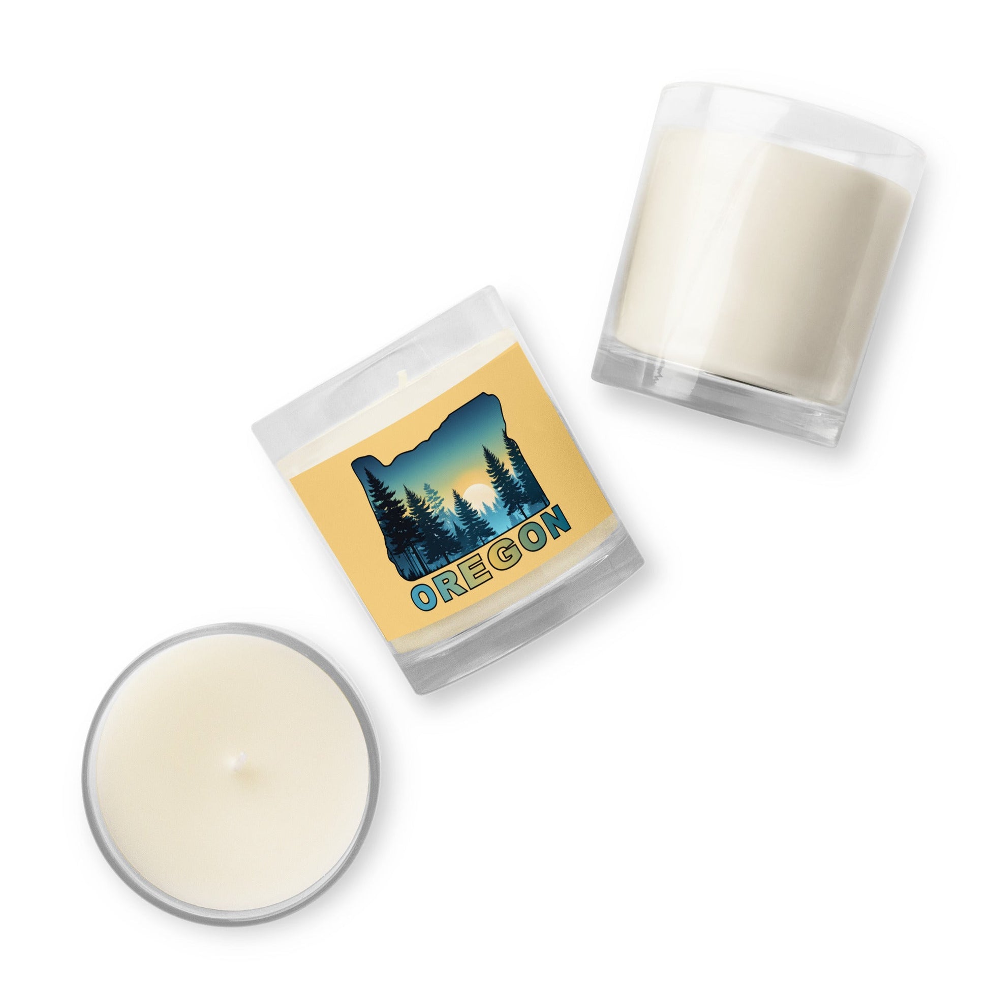 Oregon Sunset Forest II Glass Jar Soy Wax Candle - Candles - Discovery Co.