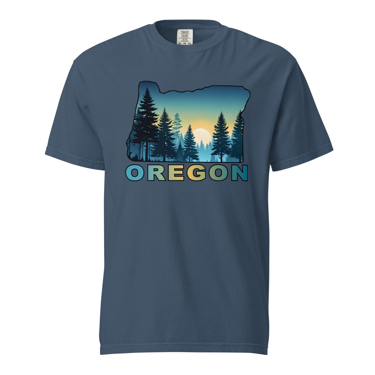 Oregon Sunset Forest II Men's (Unisex) Premium Tee - Men's Shirts - Discovery Co.