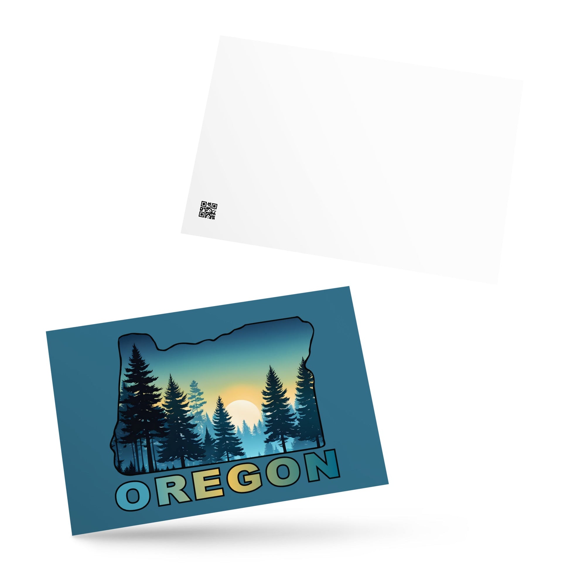 Oregon Sunset Forest II Standard Postcard - Post Cards - Discovery Co.