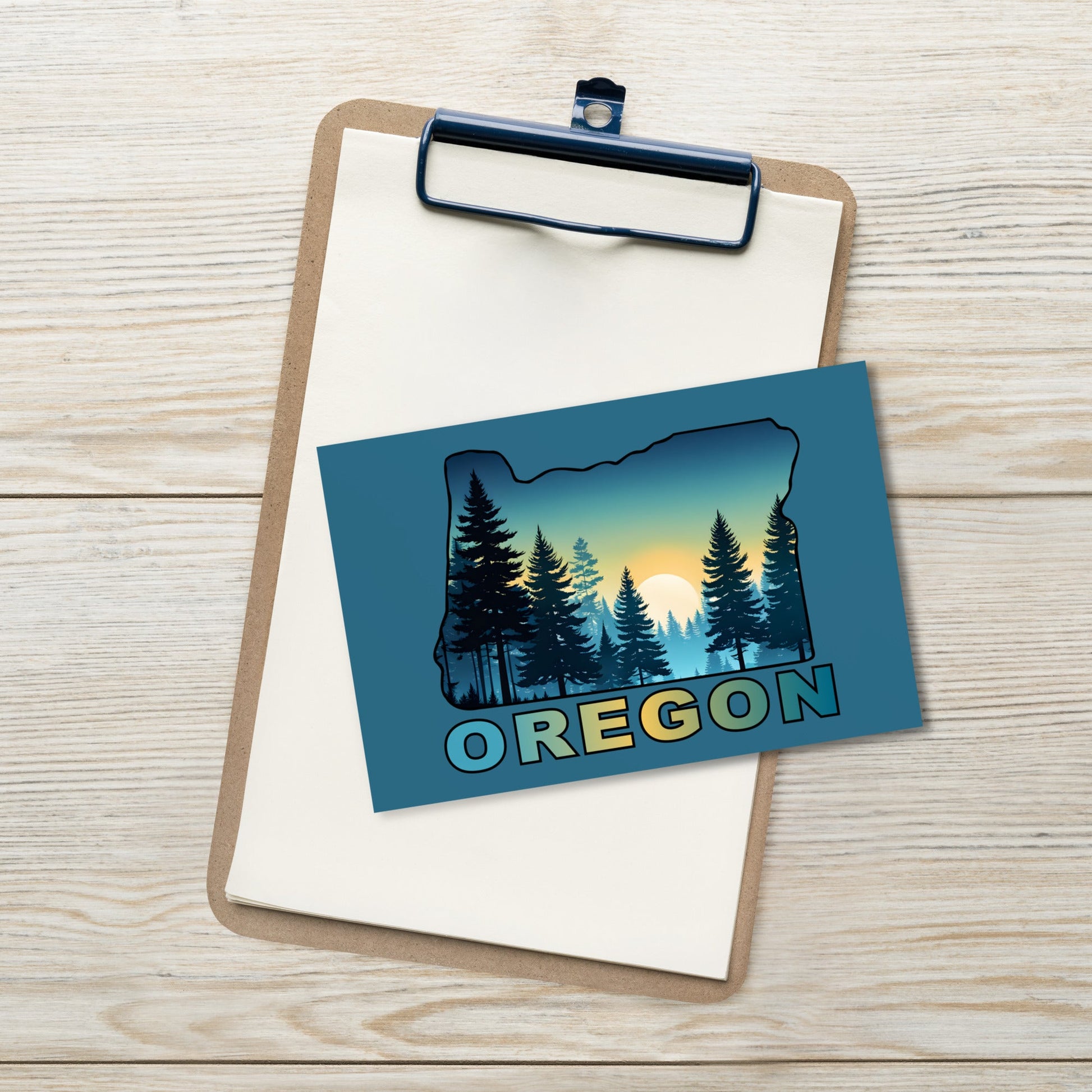 Oregon Sunset Forest II Standard Postcard - Post Cards - Discovery Co.