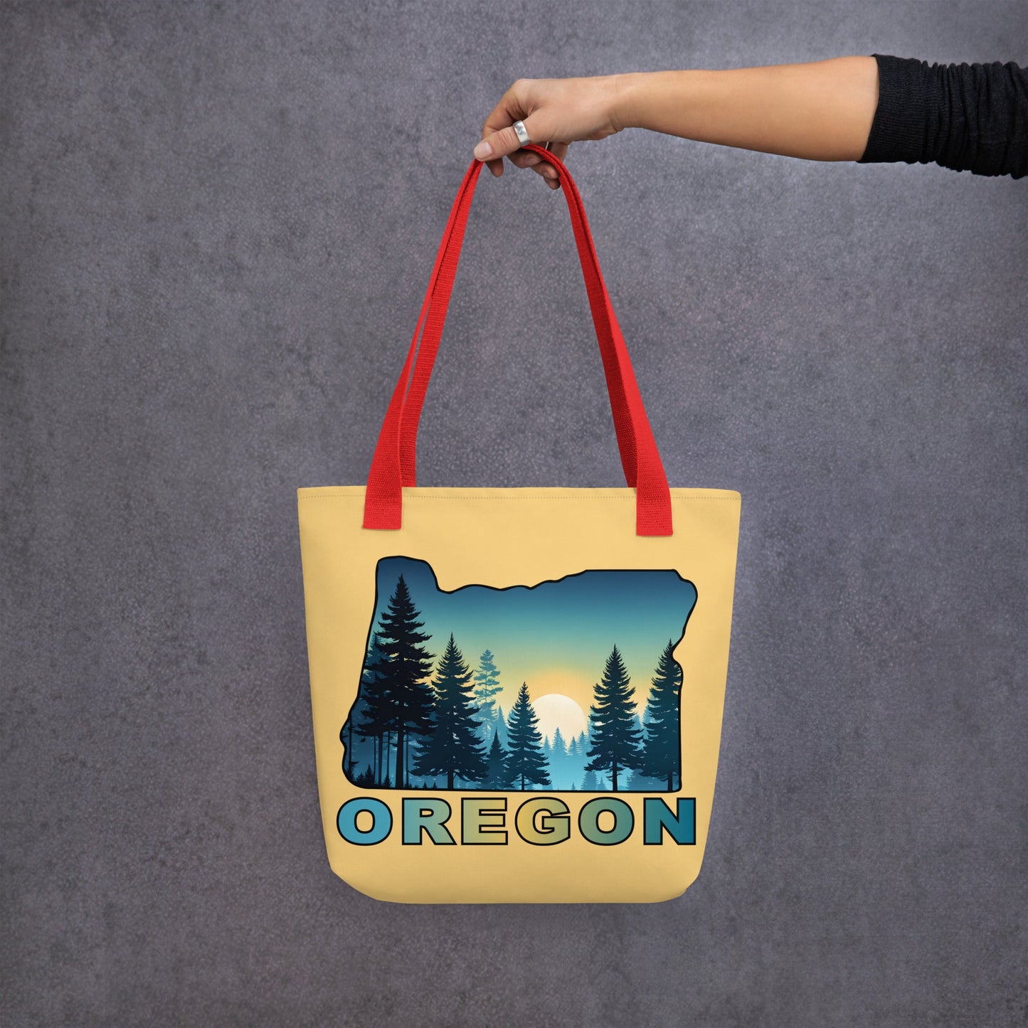 Oregon Sunset Forest II Tote Bag - Tote Bags - Discovery Co.