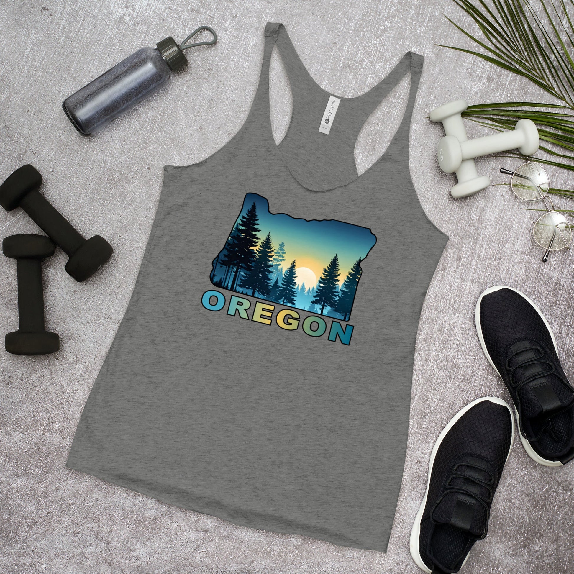 Oregon Sunset Forest II Women's Racerback Tank - Women's Shirts - Discovery Co.