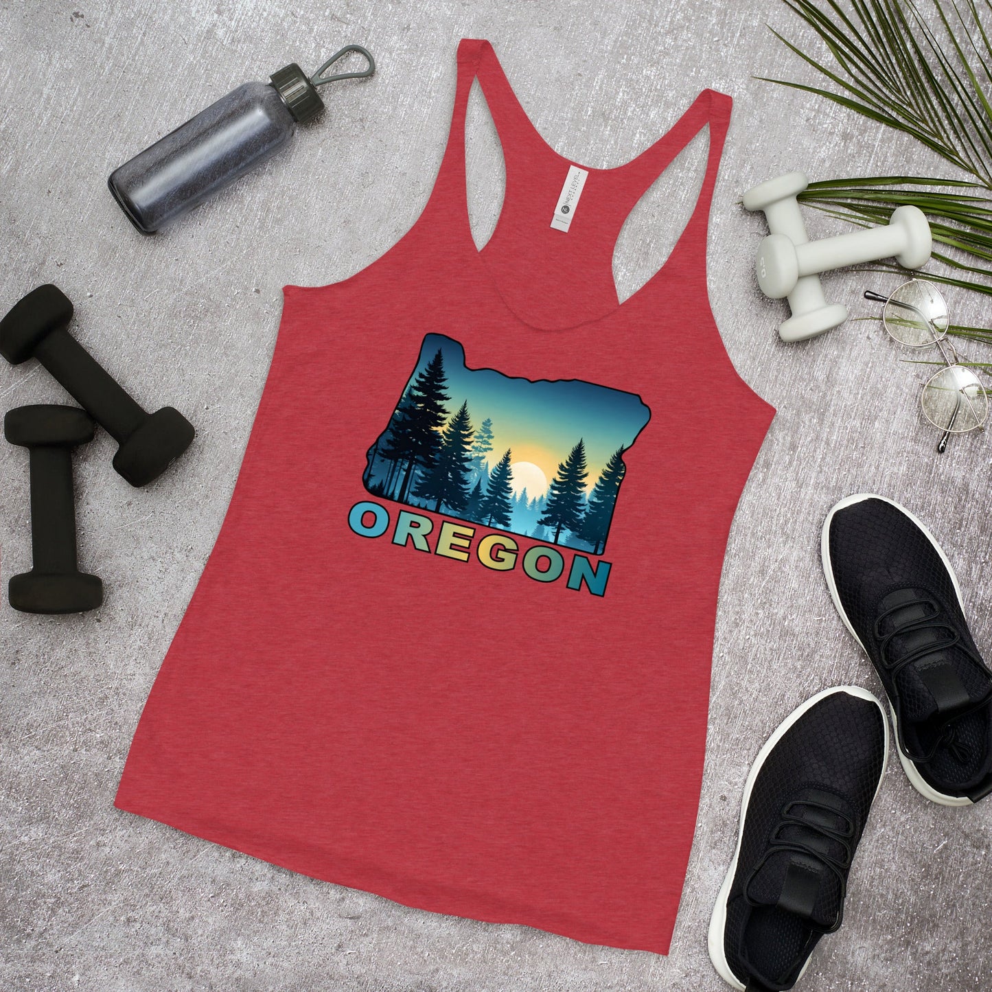Oregon Sunset Forest II Women's Racerback Tank - Women's Shirts - Discovery Co.