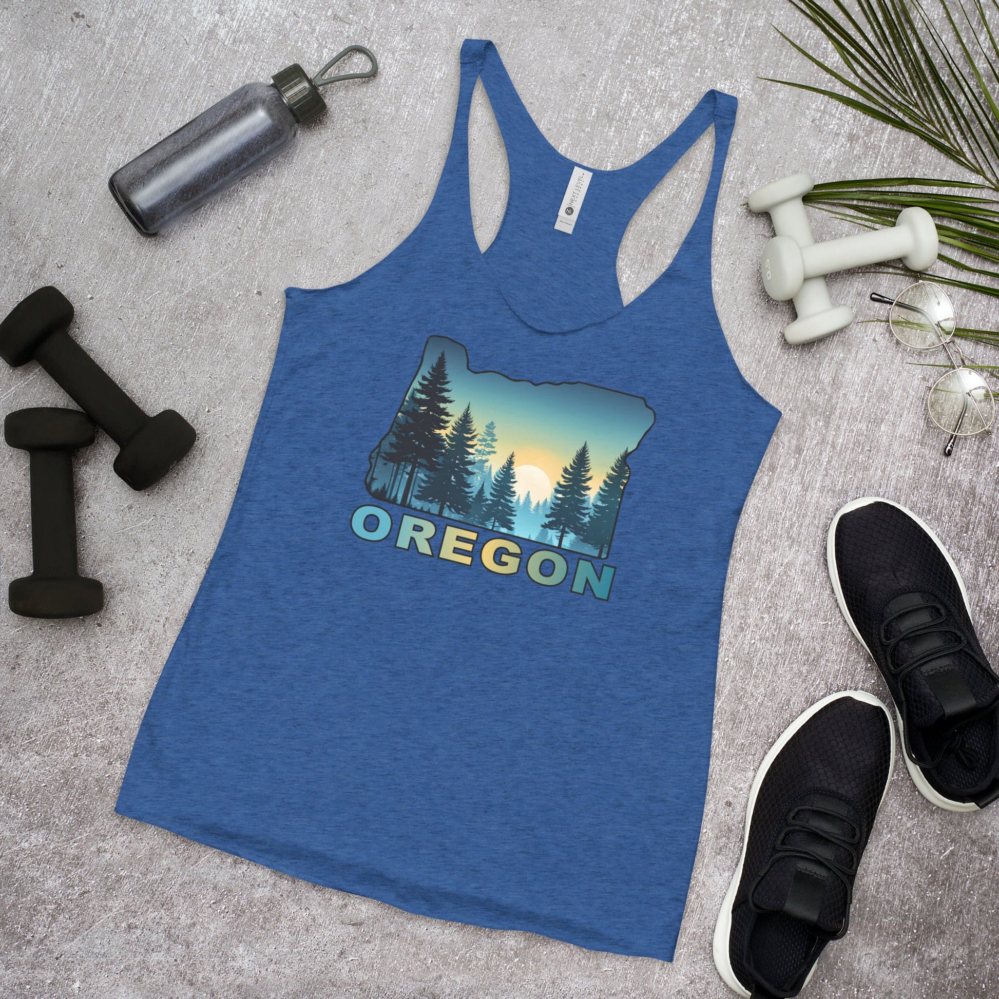 Oregon Sunset Forest II Women's Racerback Tank - Women's Shirts - Discovery Co.