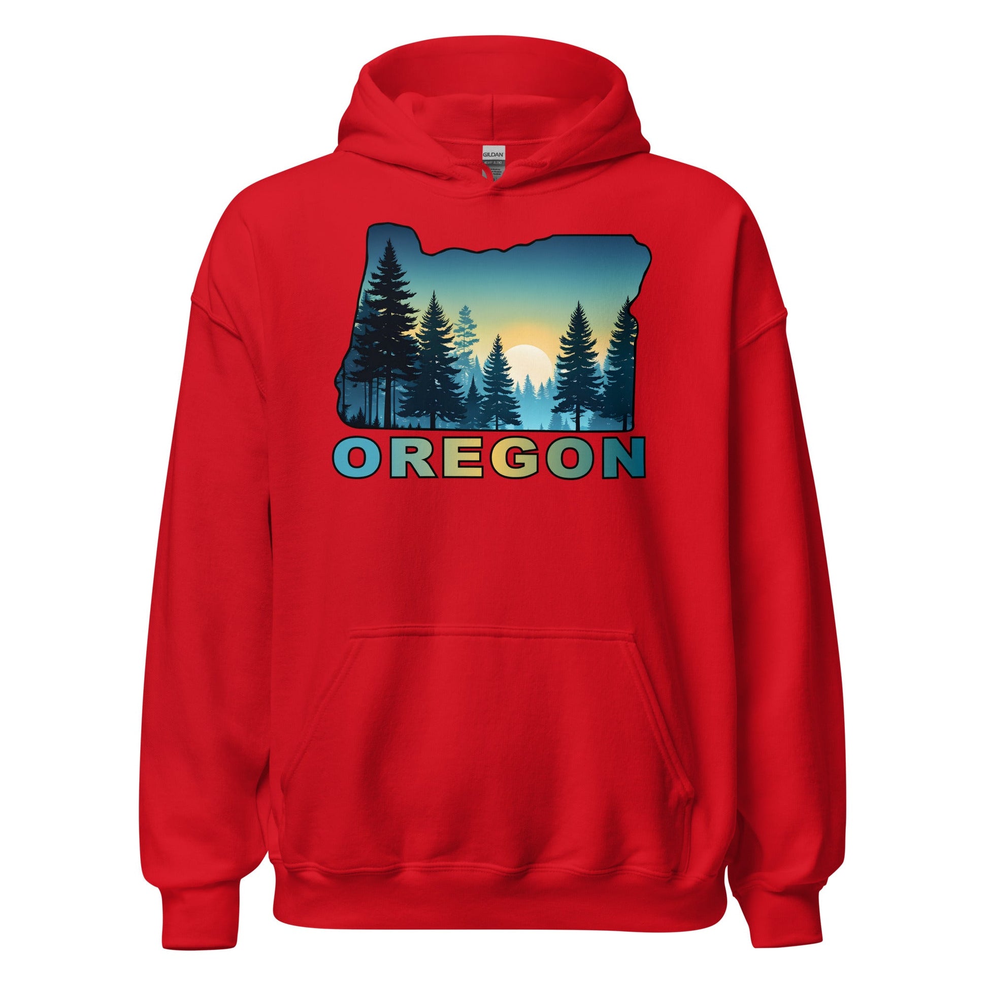 Oregon Sunset Forest II Women's (Unisex) Hoodie - Hoodies - Discovery Co.