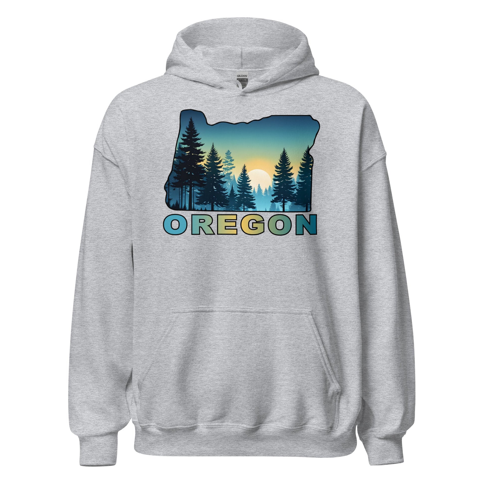 Oregon Sunset Forest II Women's (Unisex) Hoodie - Hoodies - Discovery Co.