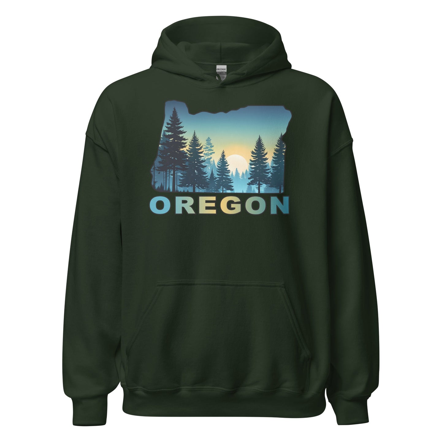 Oregon Sunset Forest II Women's (Unisex) Hoodie - Hoodies - Discovery Co.
