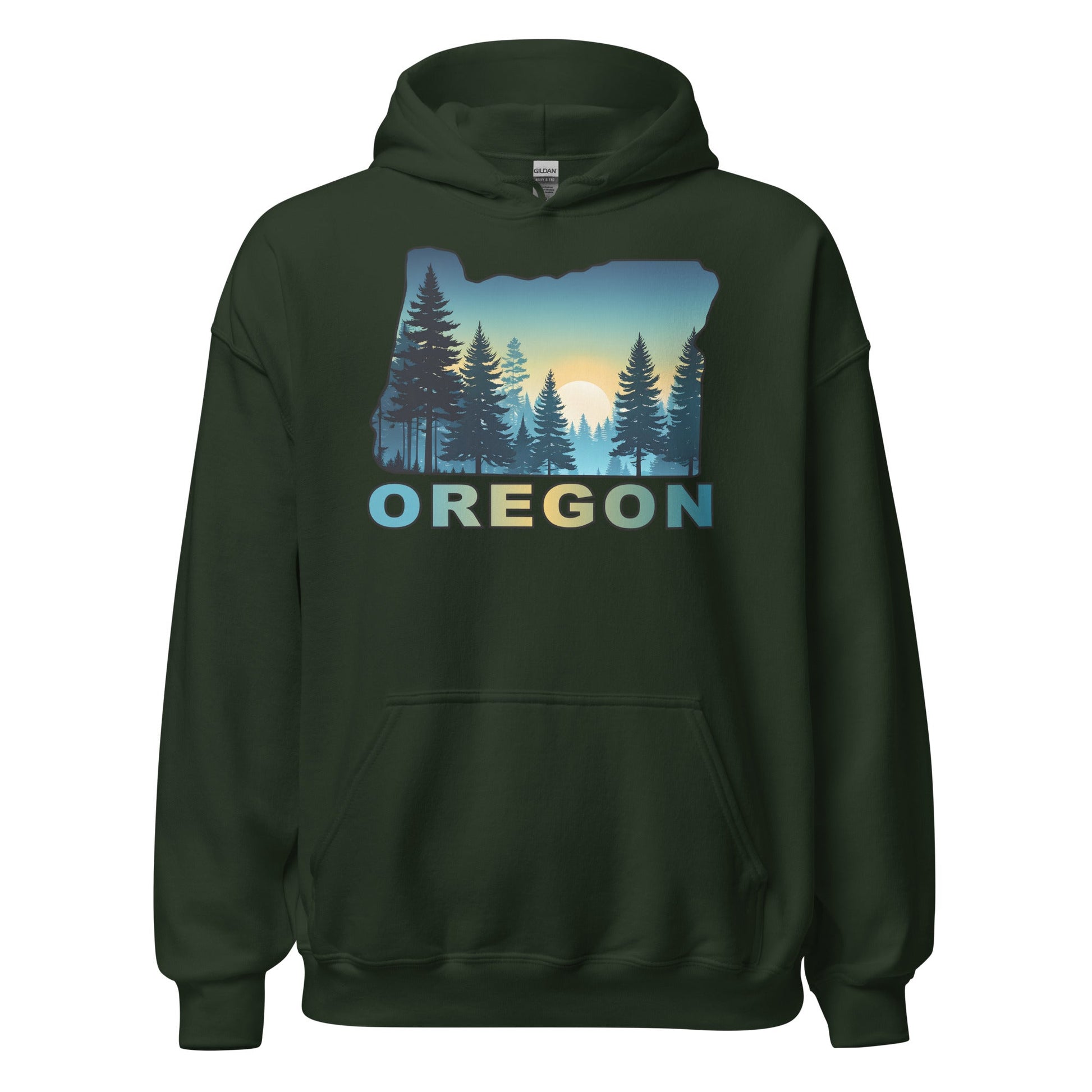 Oregon Sunset Forest II Women's (Unisex) Hoodie - Hoodies - Discovery Co.