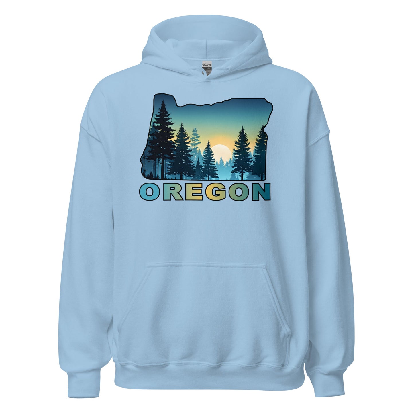 Oregon Sunset Forest II Women's (Unisex) Hoodie - Hoodies - Discovery Co.