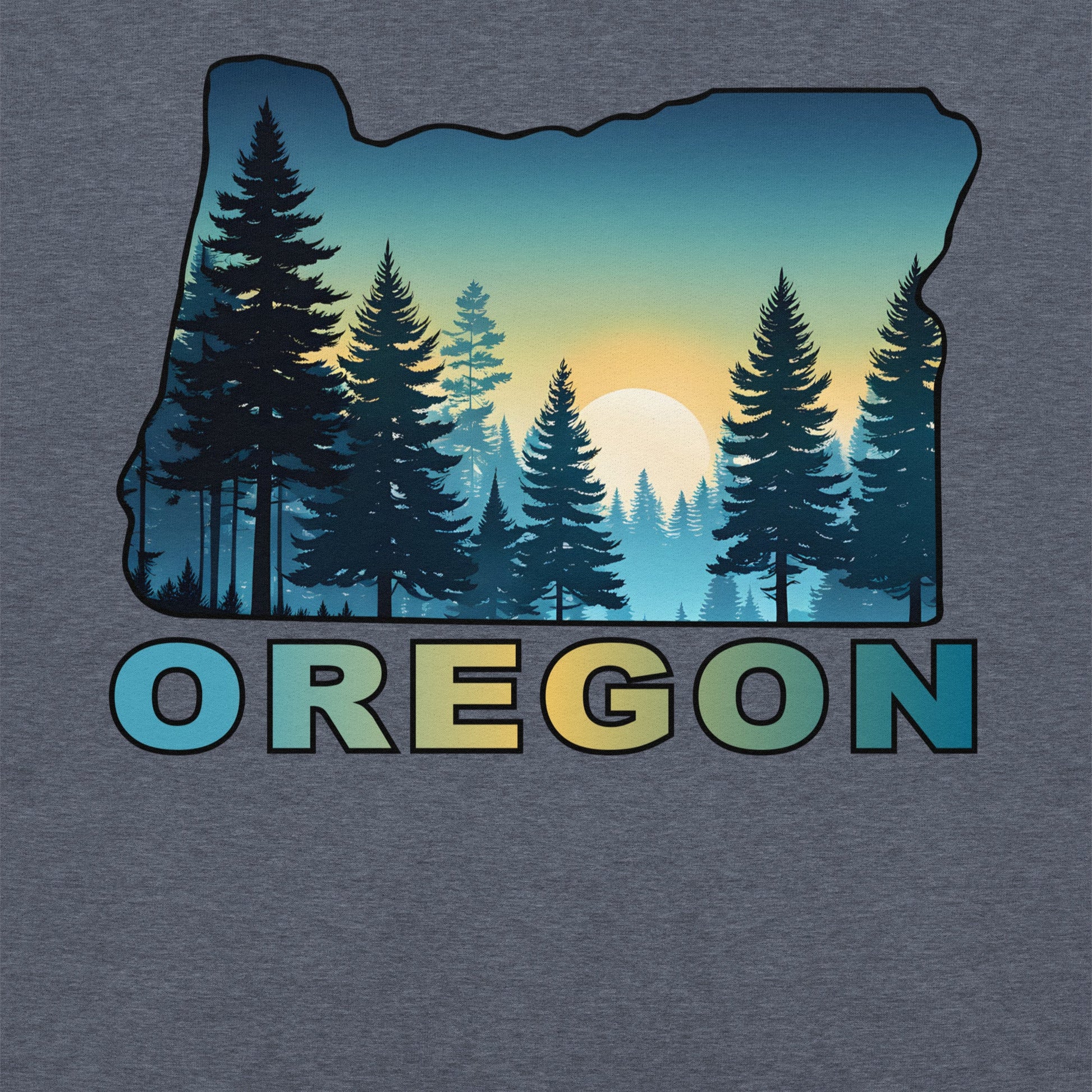 Oregon Sunset Forest II Women's (Unisex) Hoodie - Hoodies - Discovery Co.