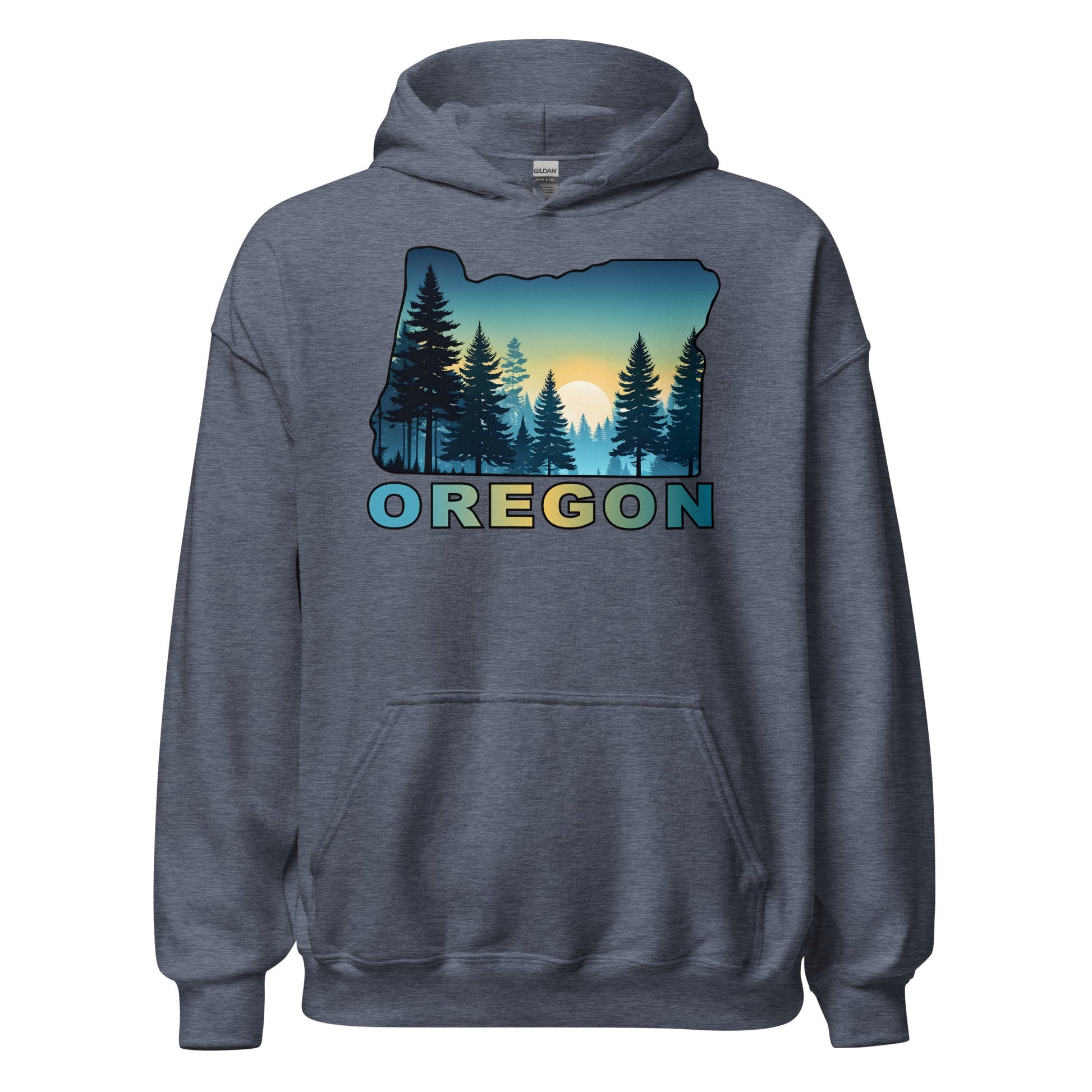 Oregon Sunset Forest II Women's (Unisex) Hoodie - Hoodies - Discovery Co.