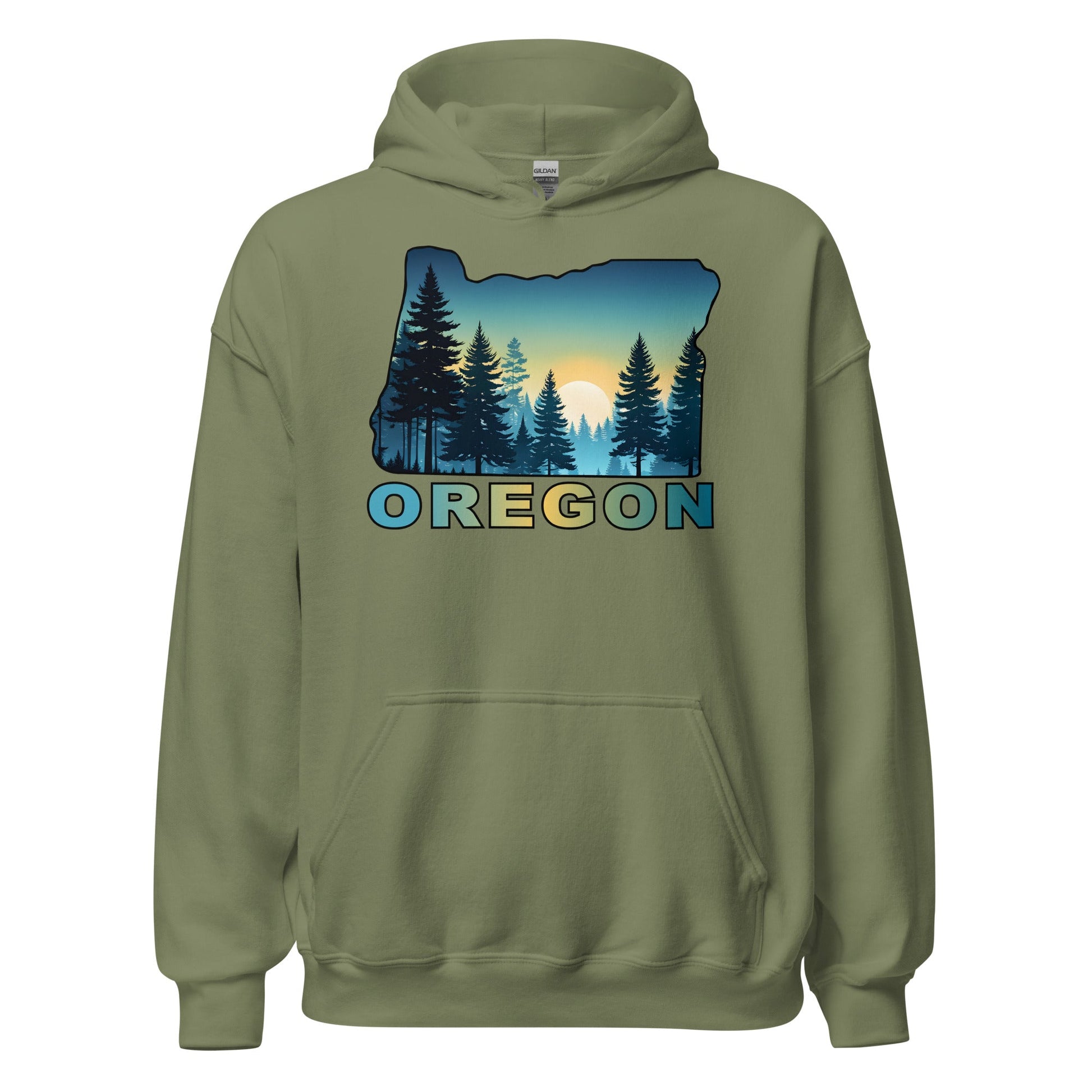 Oregon Sunset Forest II Women's (Unisex) Hoodie - Hoodies - Discovery Co.
