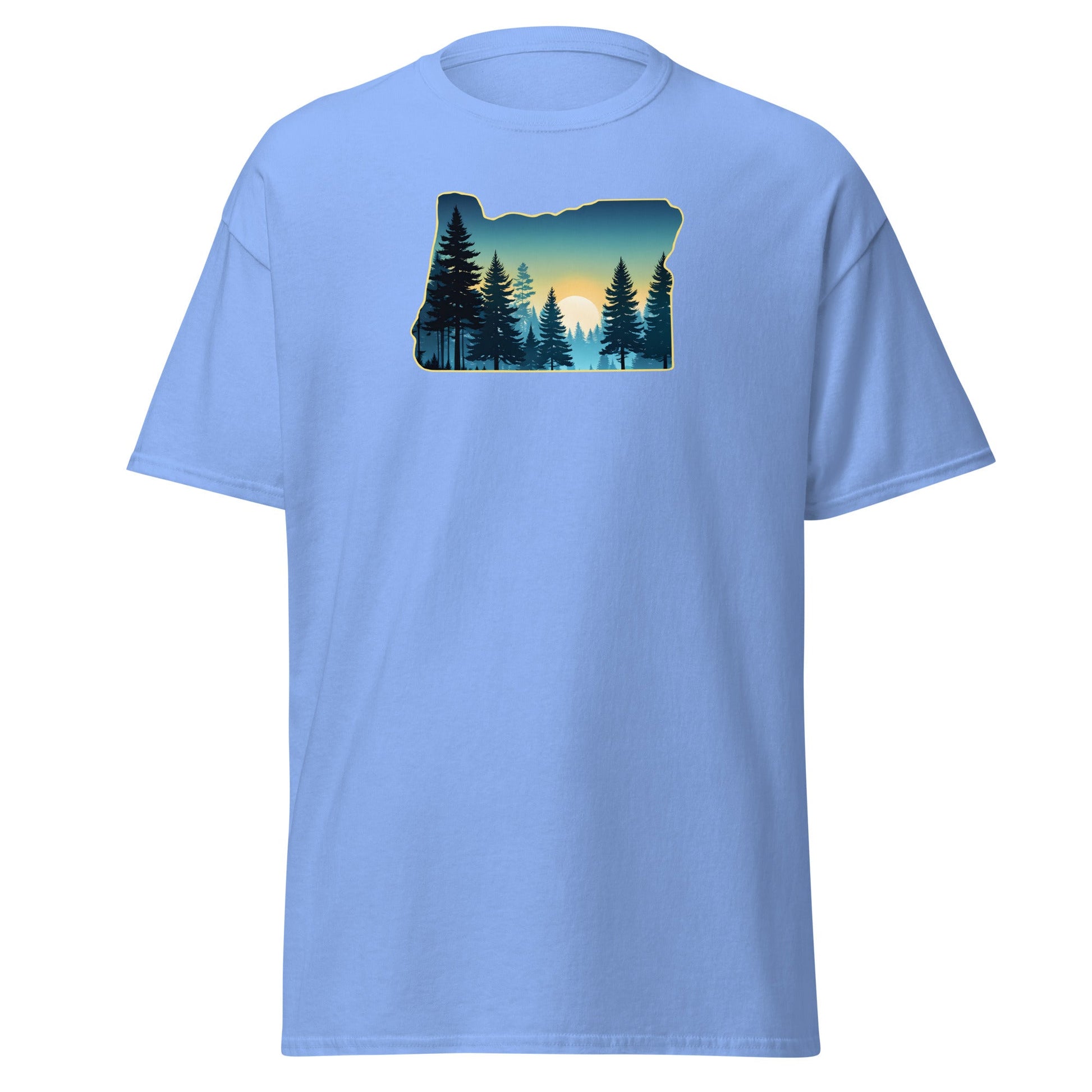 Oregon Sunset Forest Men's (Unisex) Classic Tee - Men's Shirts - Discovery Co.