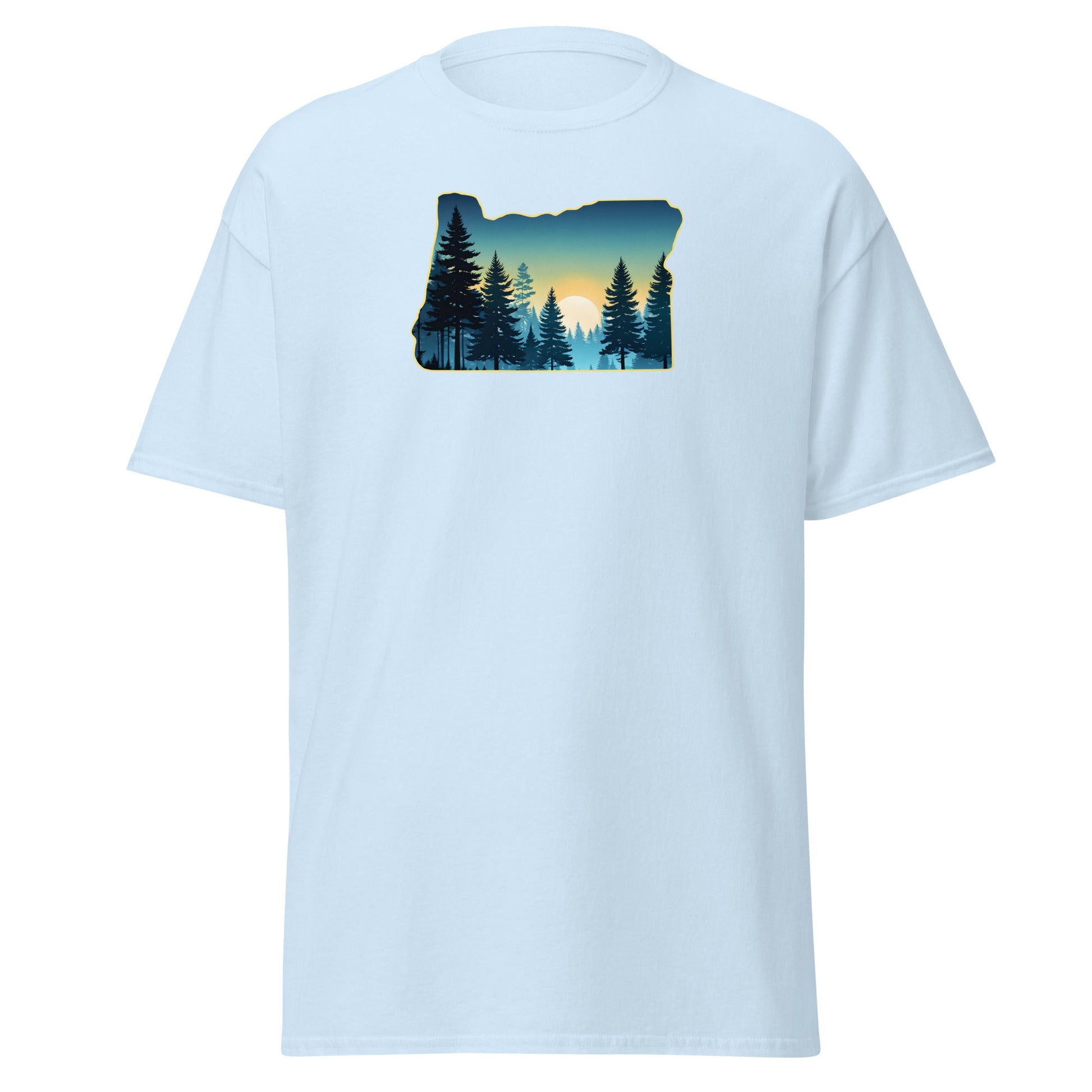 Oregon Sunset Forest Men's (Unisex) Classic Tee - Men's Shirts - Discovery Co.