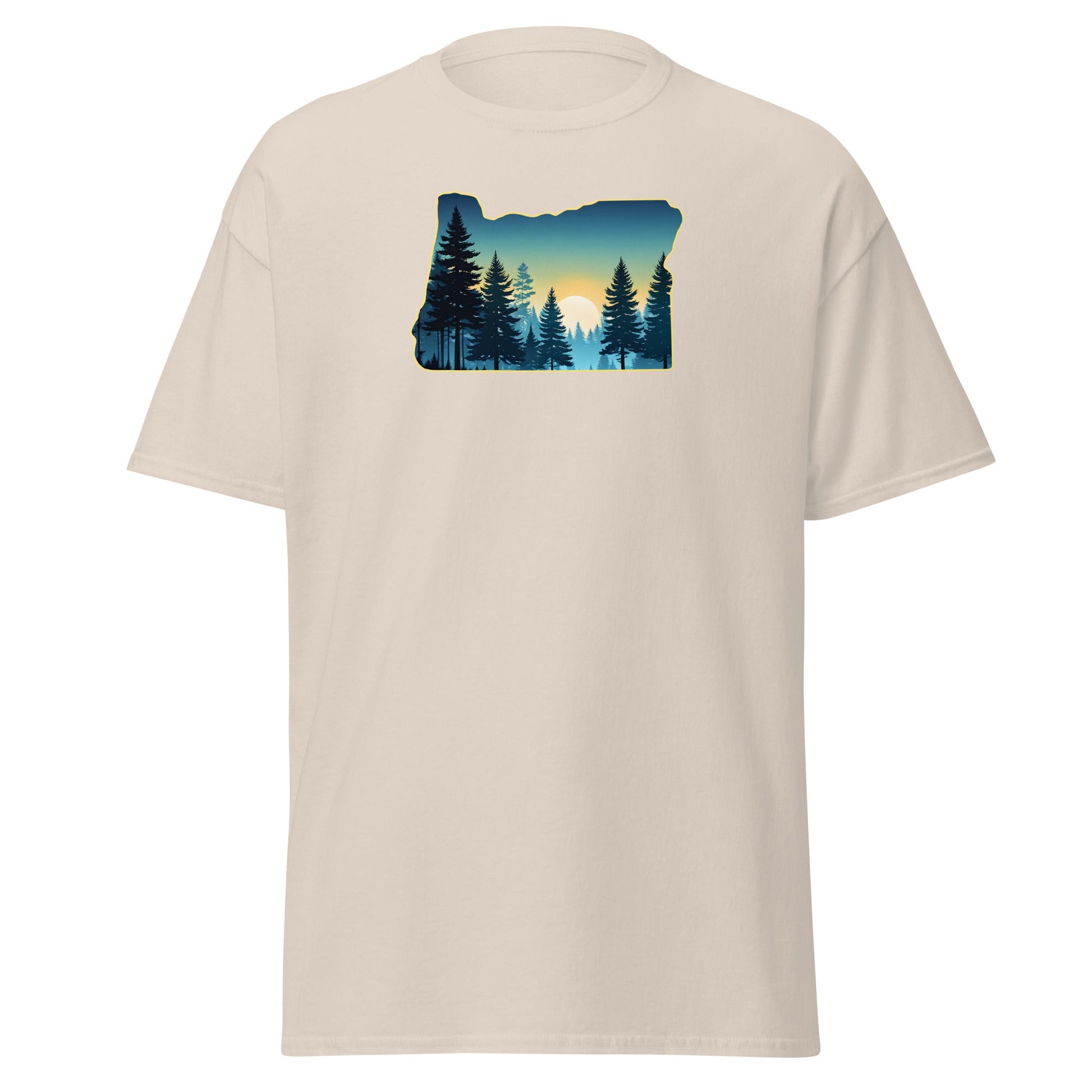 Oregon Sunset Forest Men's (Unisex) Classic Tee - Men's Shirts - Discovery Co.