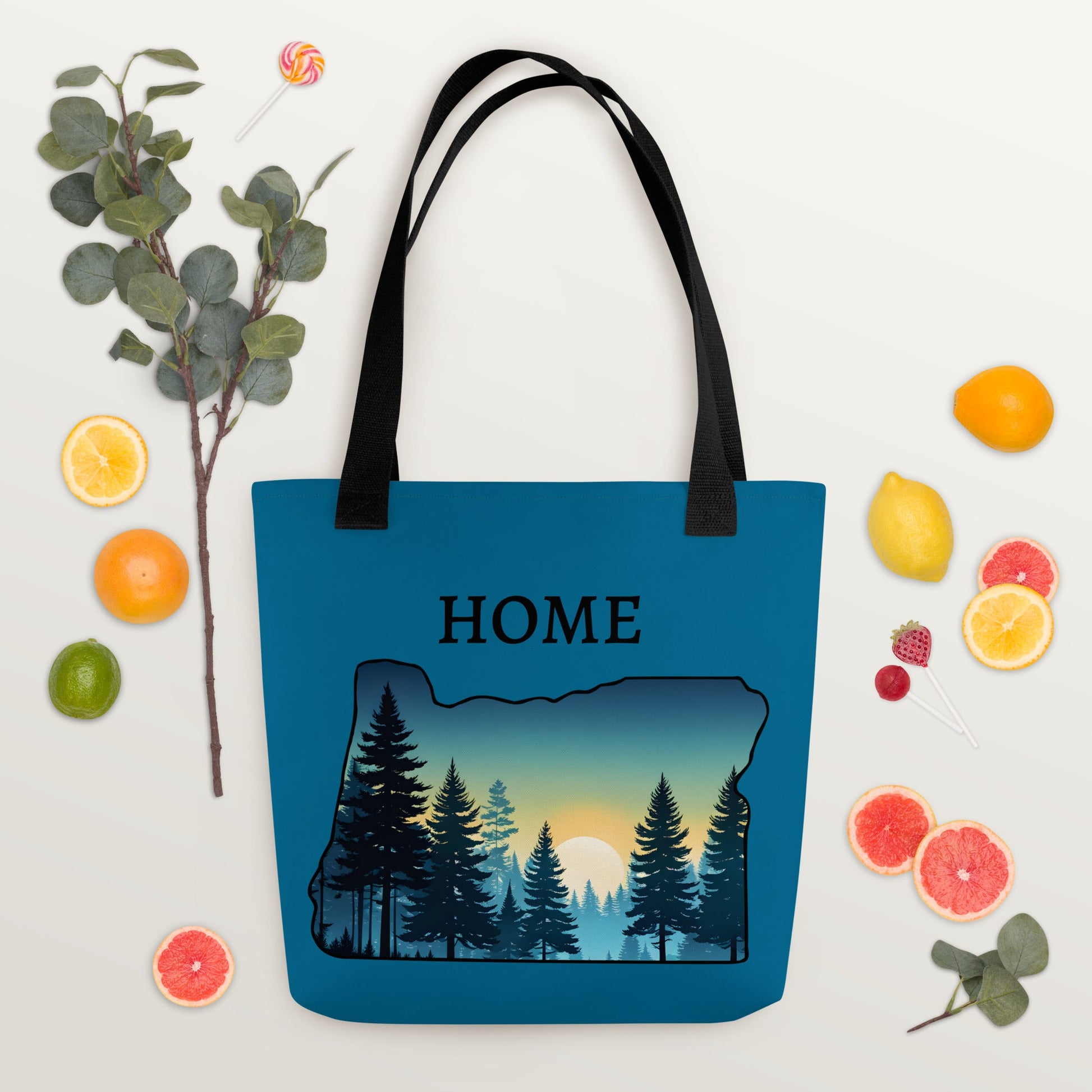 Oregon Sunset Forest Tote Bag - Tote Bags - Discovery Co.