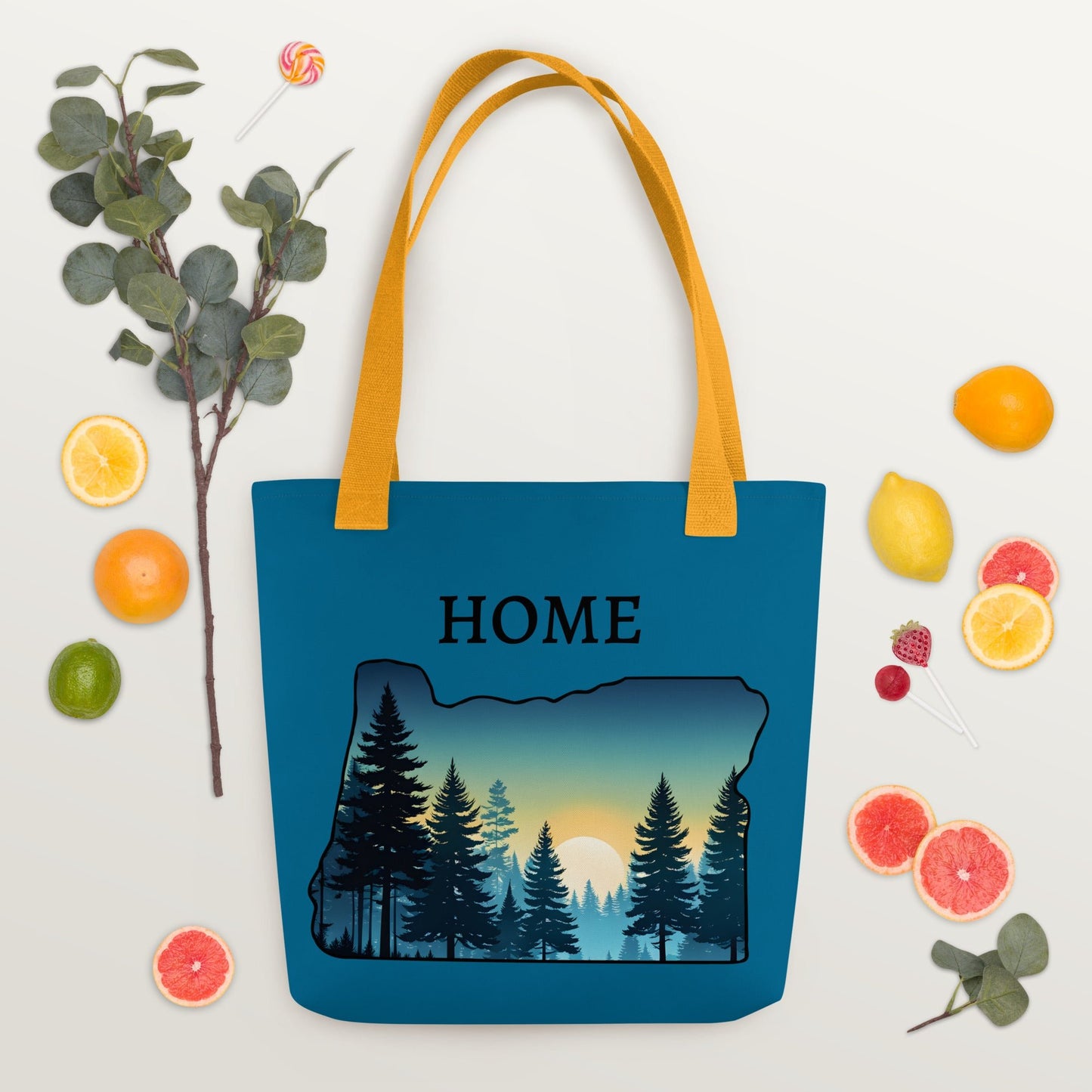 Oregon Sunset Forest Tote Bag - Tote Bags - Discovery Co.