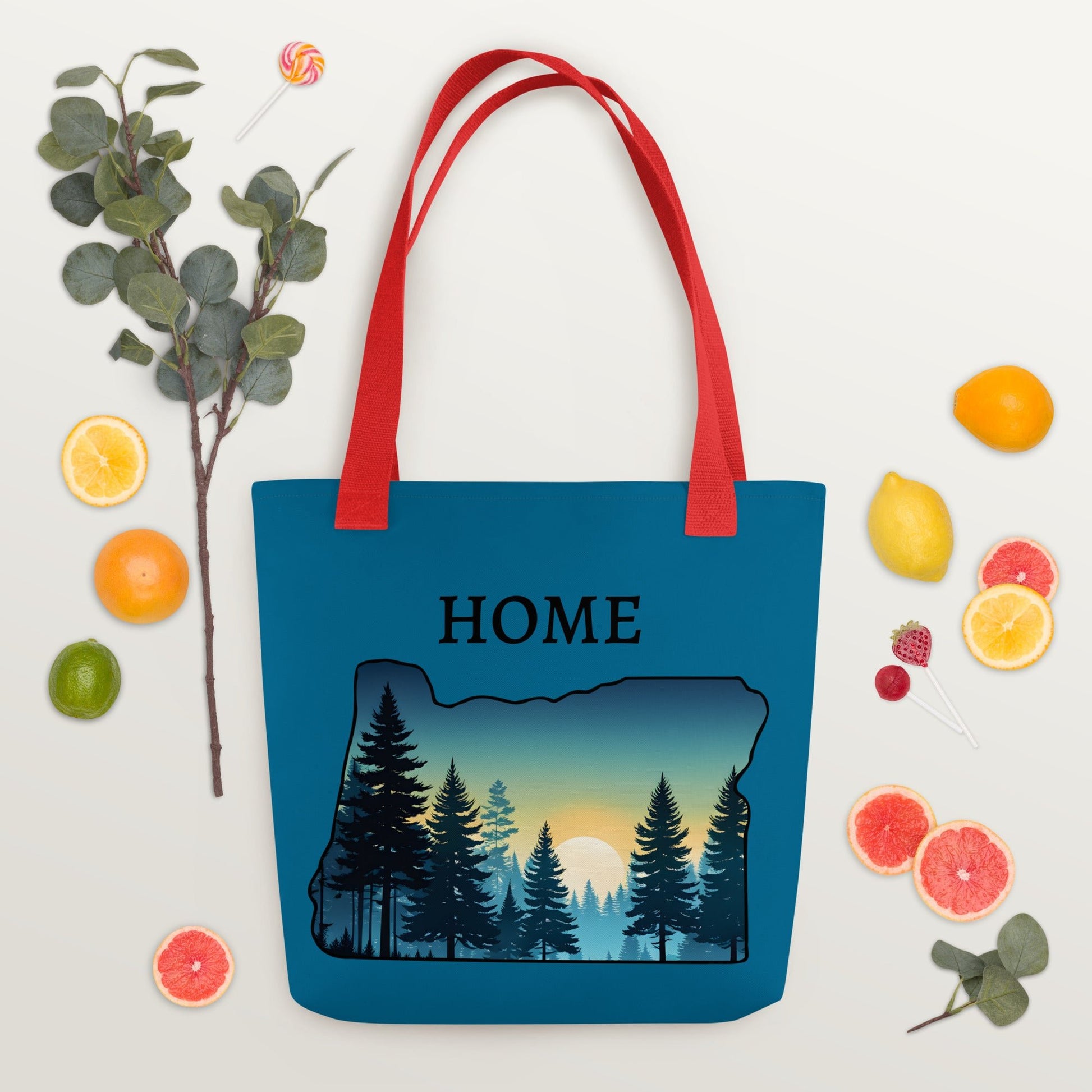 Oregon Sunset Forest Tote Bag - Tote Bags - Discovery Co.