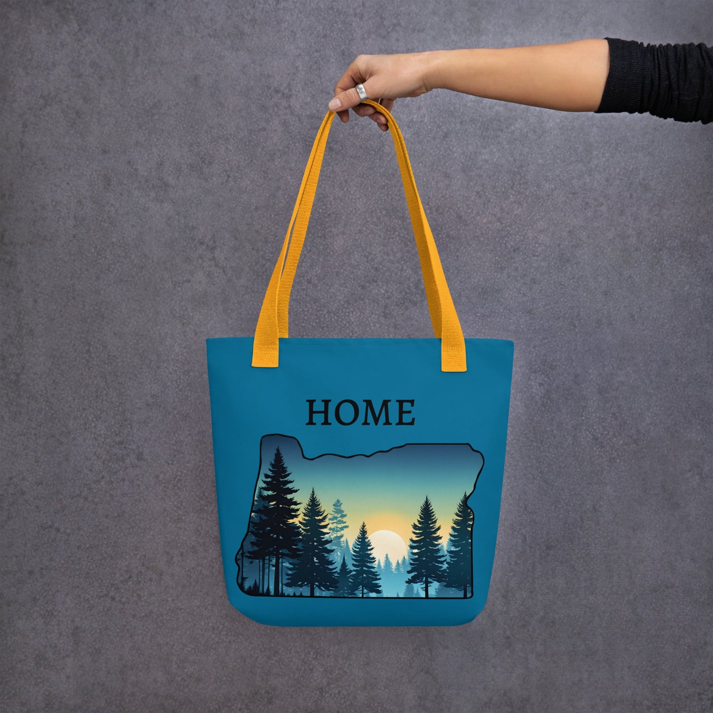 Oregon Sunset Forest Tote Bag - Tote Bags - Discovery Co.