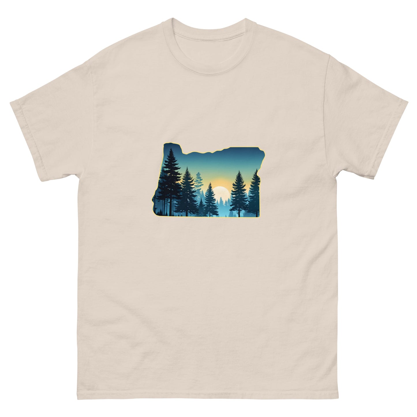 Oregon Sunset Forest Women's Classic Tee - Women's Shirts - Discovery Co.