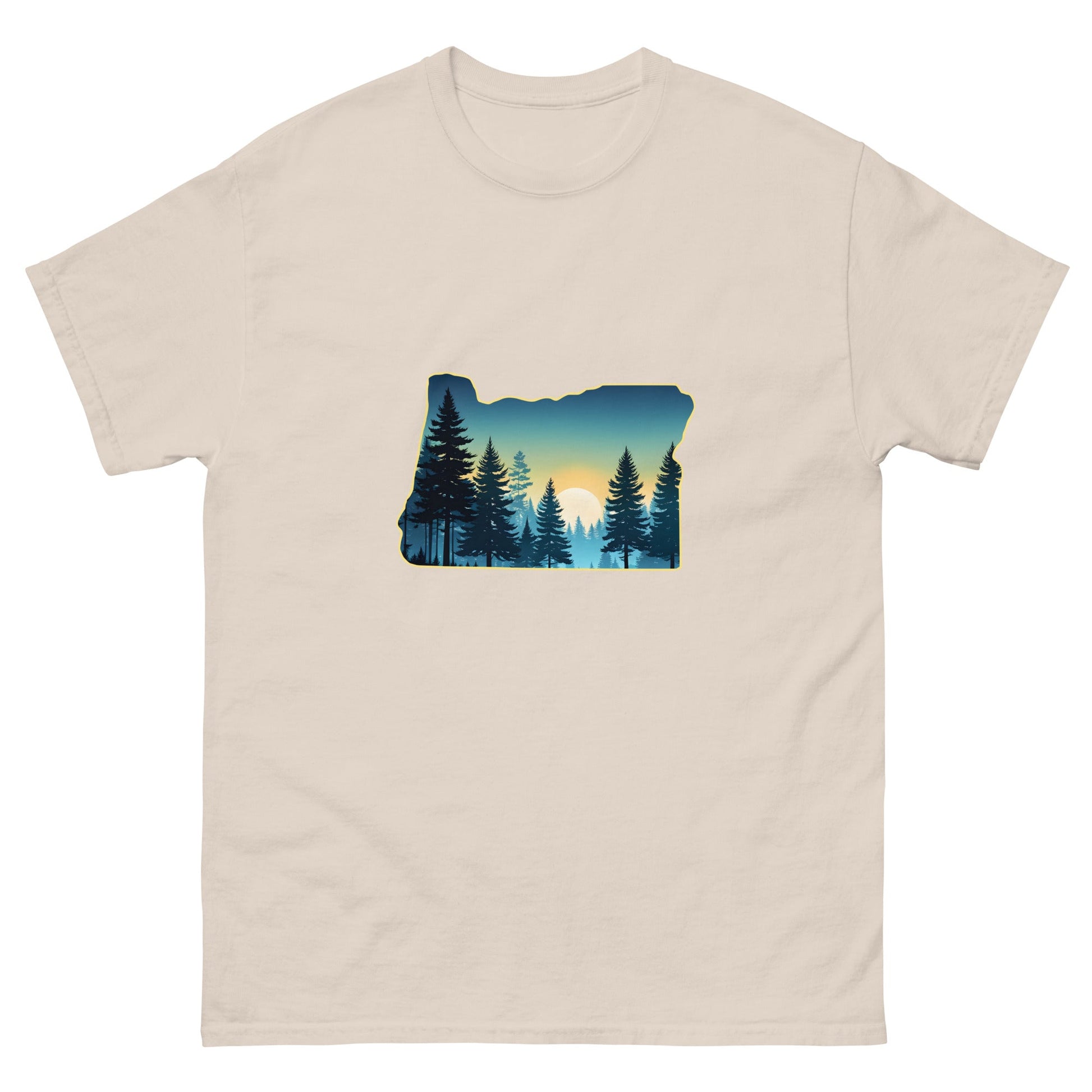 Oregon Sunset Forest Women's Classic Tee - Women's Shirts - Discovery Co.