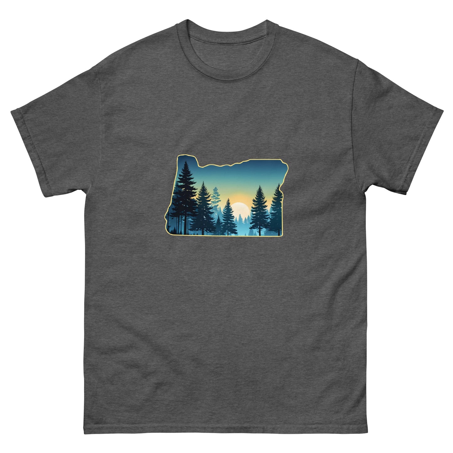 Oregon Sunset Forest Women's Classic Tee - Women's Shirts - Discovery Co.