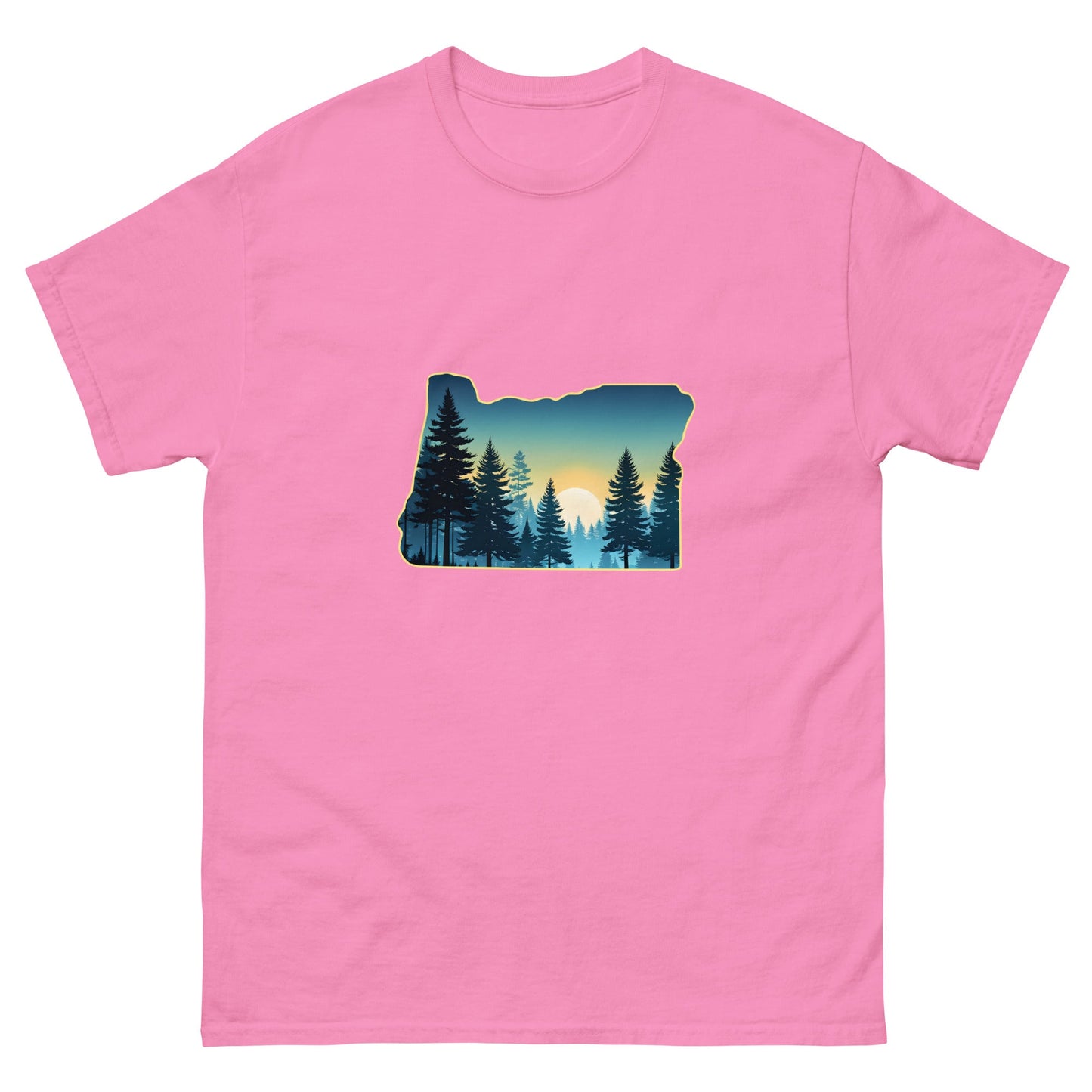 Oregon Sunset Forest Women's Classic Tee - Women's Shirts - Discovery Co.