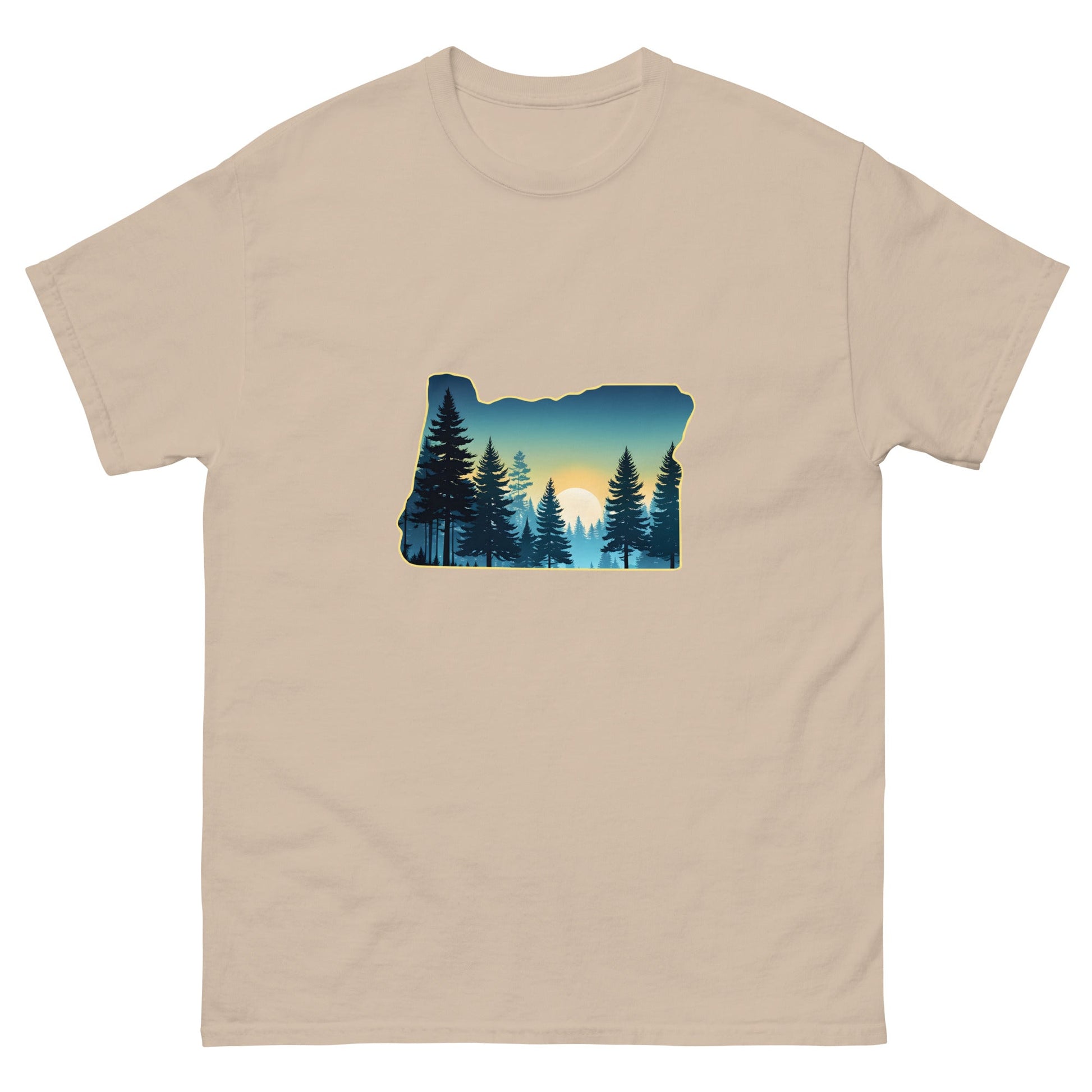 Oregon Sunset Forest Women's Classic Tee - Women's Shirts - Discovery Co.