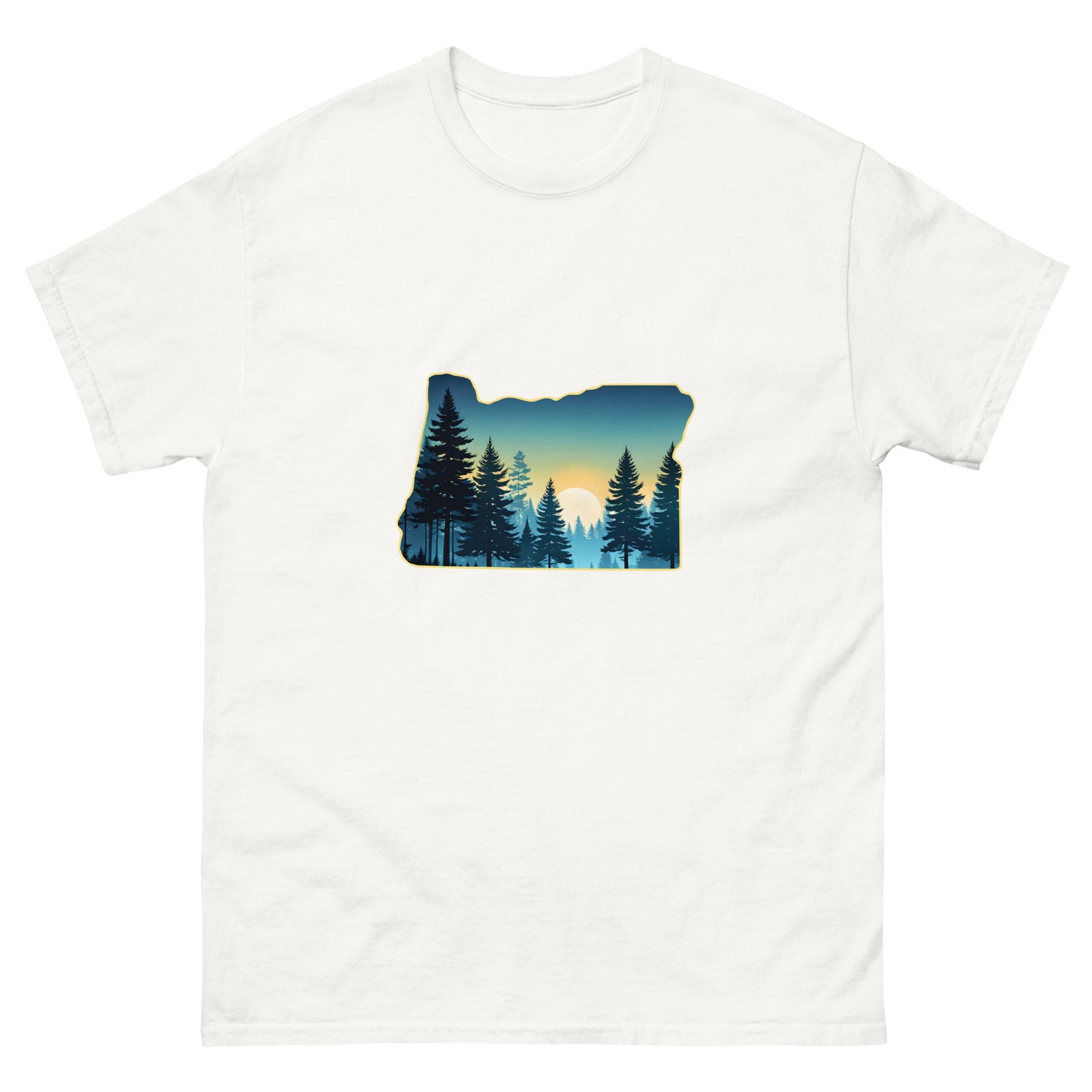 Oregon Sunset Forest Women's Classic Tee - Women's Shirts - Discovery Co.