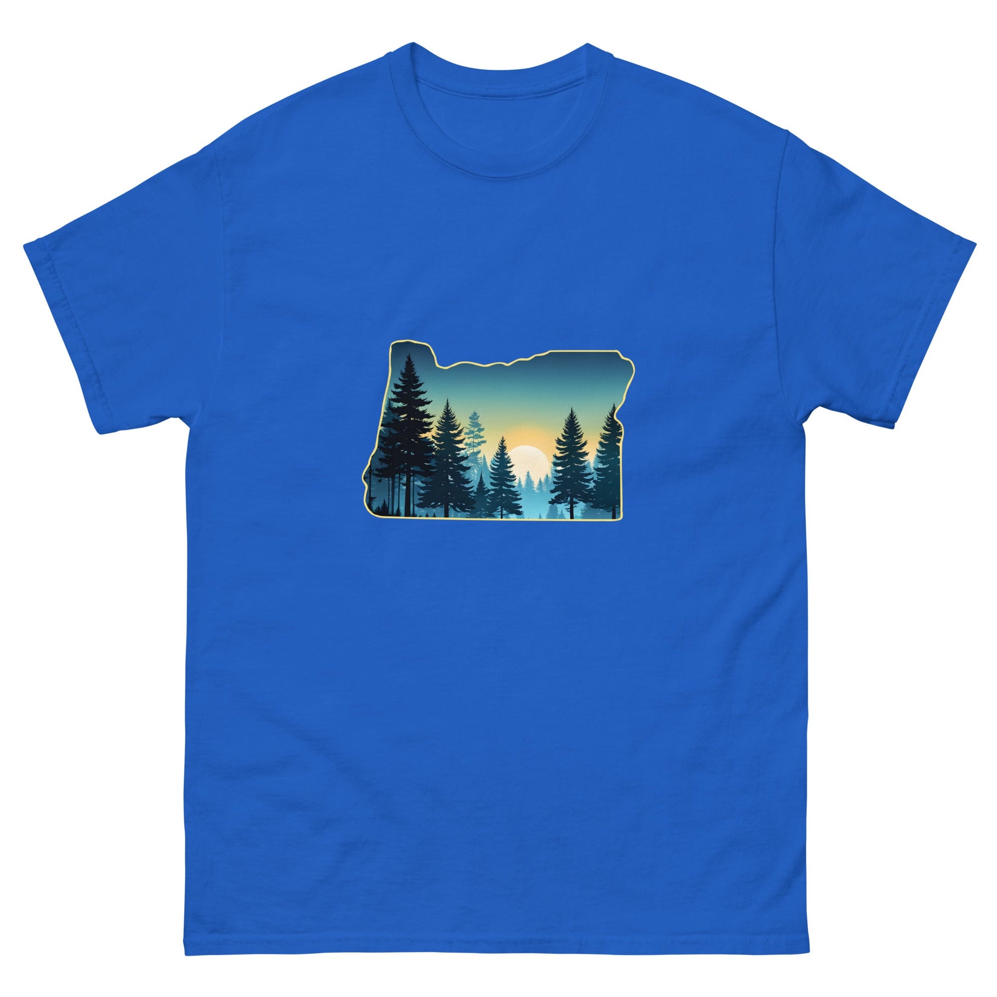 Oregon Sunset Forest Women's Classic Tee - Women's Shirts - Discovery Co.