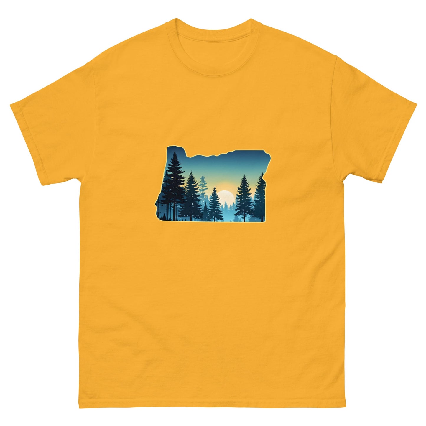 Oregon Sunset Forest Women's Classic Tee - Women's Shirts - Discovery Co.