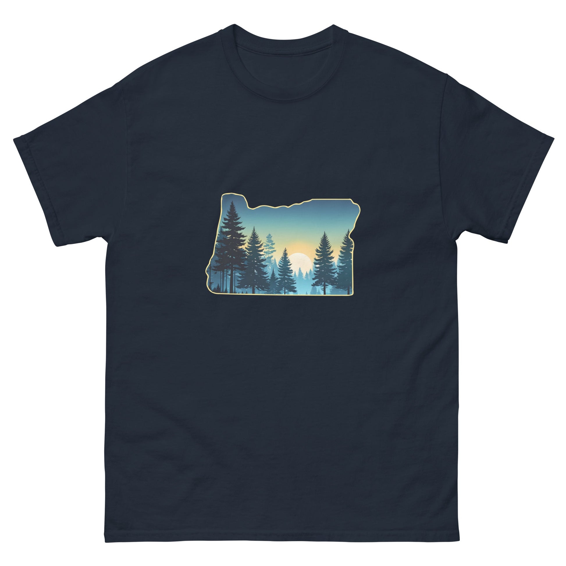 Oregon Sunset Forest Women's Classic Tee - Women's Shirts - Discovery Co.